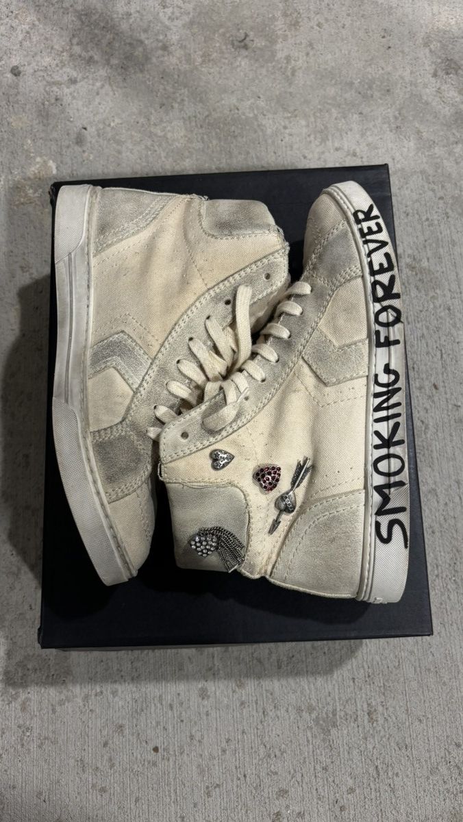 UNDERCOVER JUN TAKAHASHI Printed Soles Canvas Sneaker