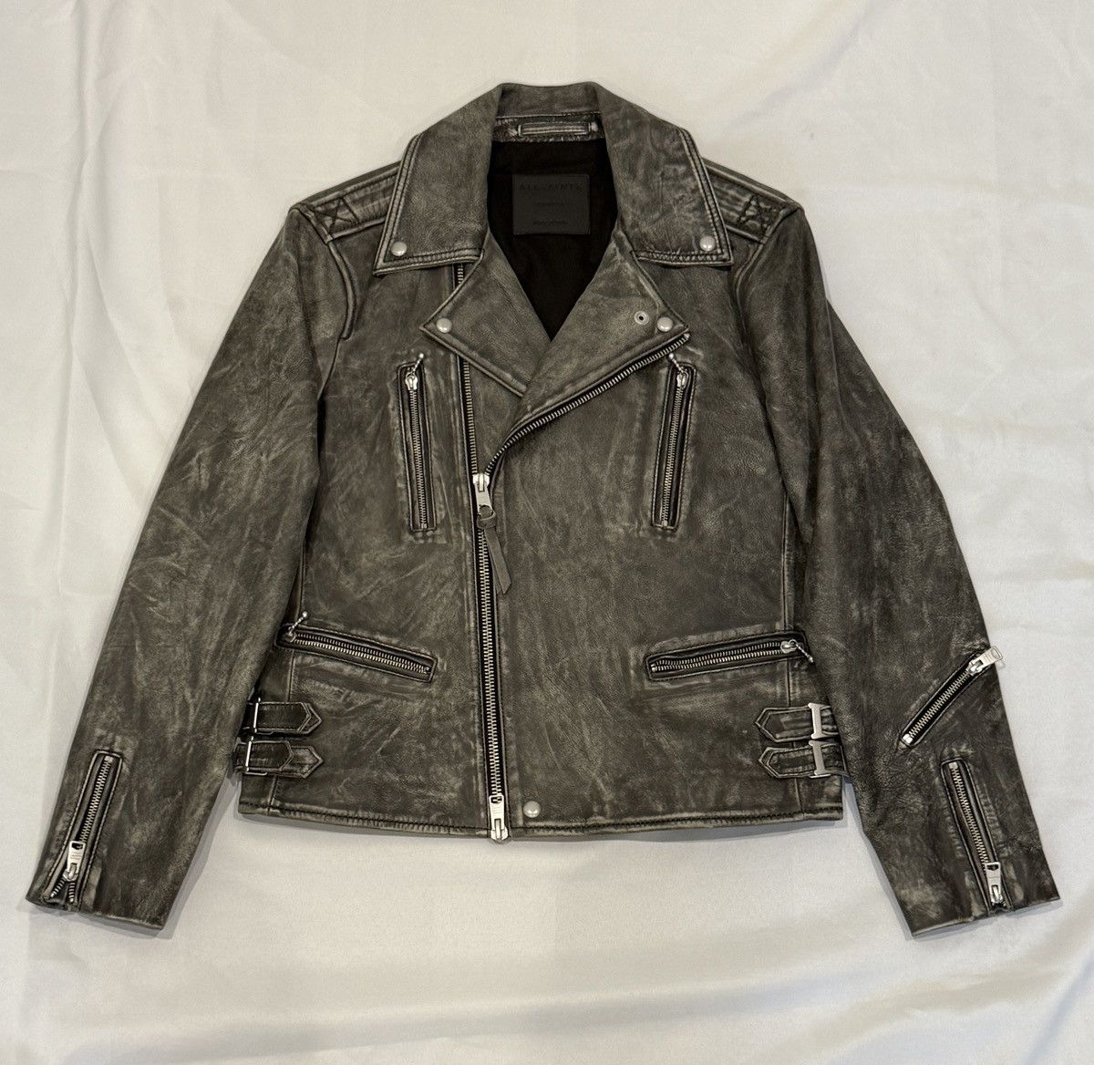 Allsaints Allsaints Ark Leather Jacket M Size US M / EU 48-50 / 2 - 1 Thumbnail