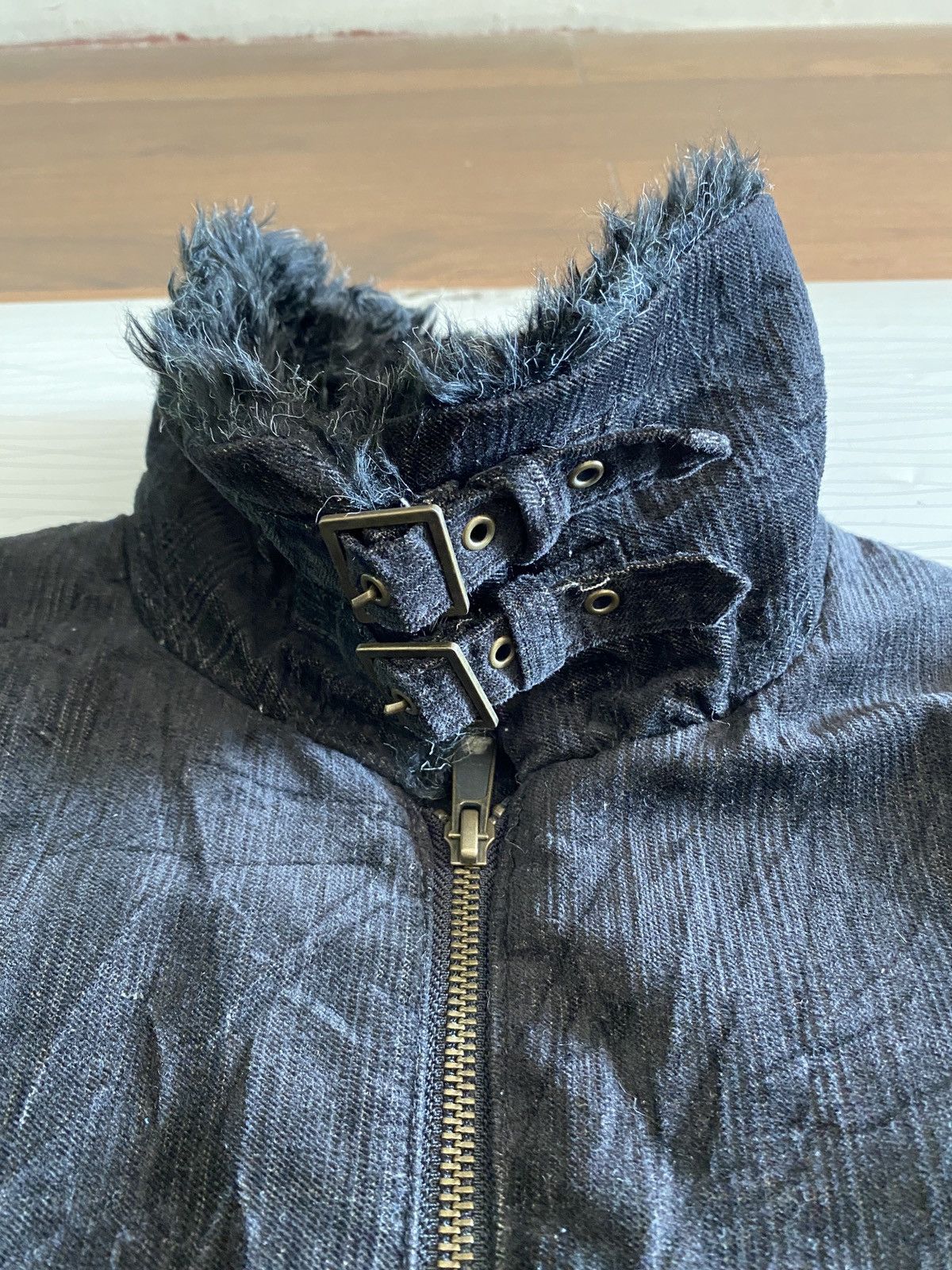 14th Addiction JAPANESE SMITH’S FUR JACKET MULTI ZIPPER GHOTIC PUNK Size US L / EU 52-54 / 3 - 20 Thumbnail