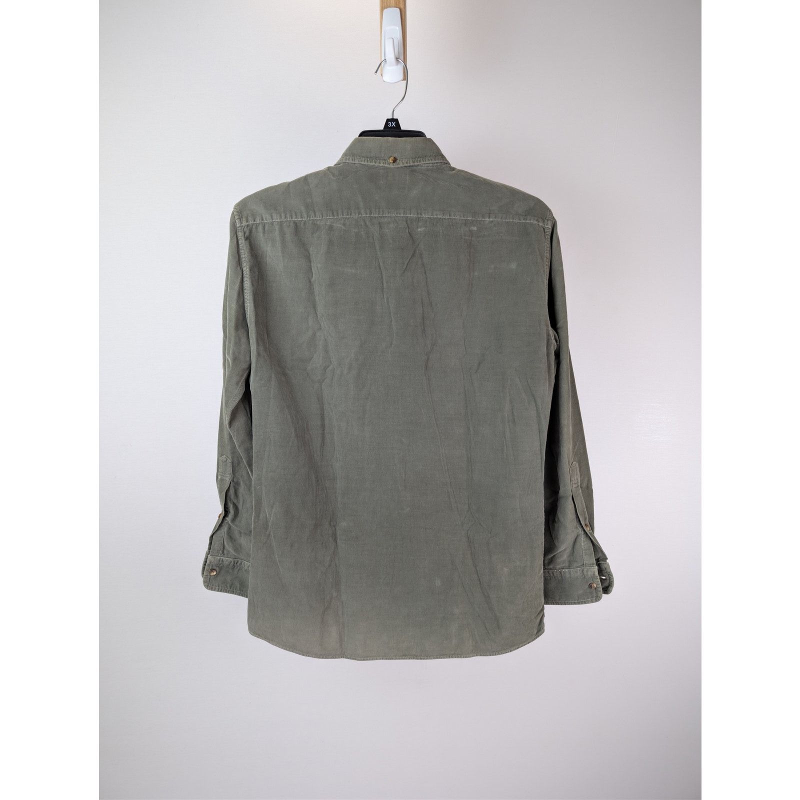 Brunello Cucinelli o1rshd1 CC20 Leisure Fit Button up Shirt in Olive Size US M / EU 48-50 / 2 - 9 Thumbnail