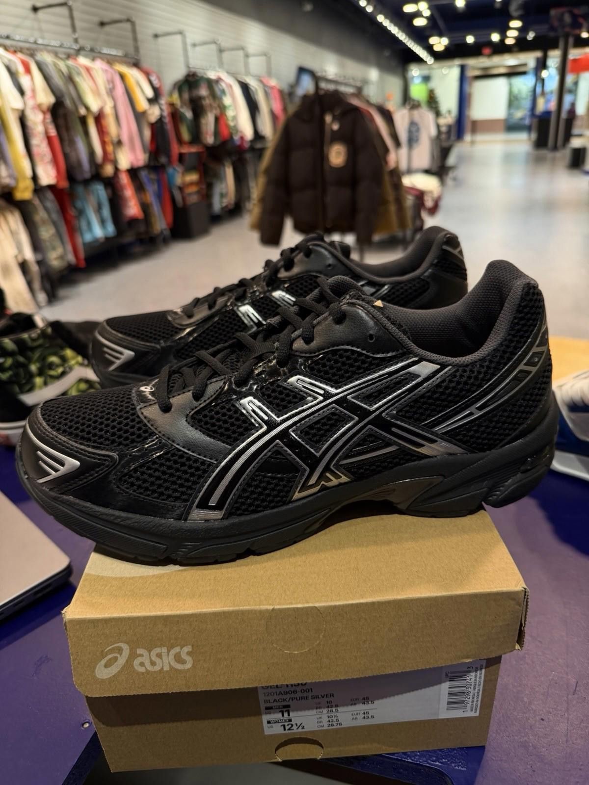 Asics ASICS Gel-1130 Black Pure Silver Men’s (11) 1201A906-001 NEW Size US 11 / EU 44 - 10 Thumbnail