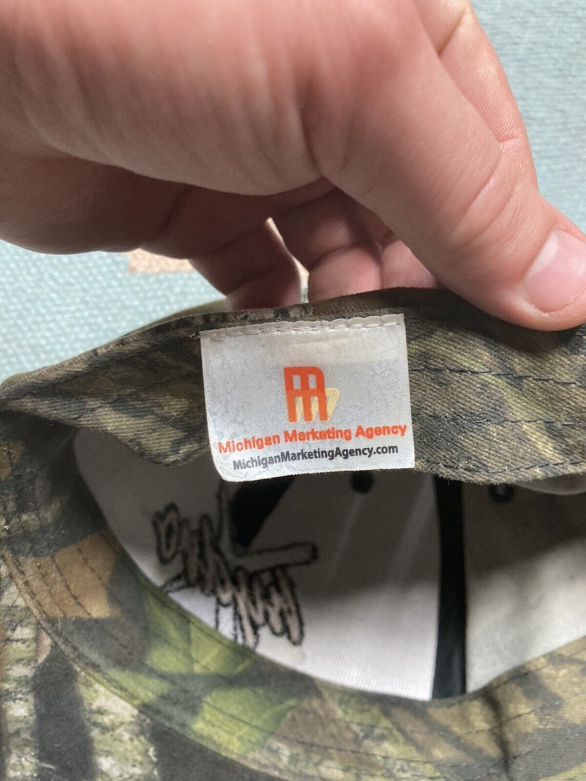 Realtree × Vintage VTG strapback hat camo hydro excavation Michigan realtree Size ONE SIZE - 6 Thumbnail