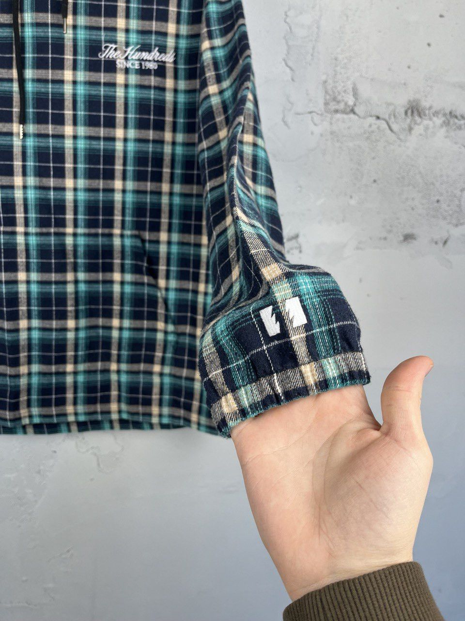 The Hundreds The Hundreds Plaid Logo Shirt Hoodie Flannel Size US M / EU 48-50 / 2 - 4 Thumbnail