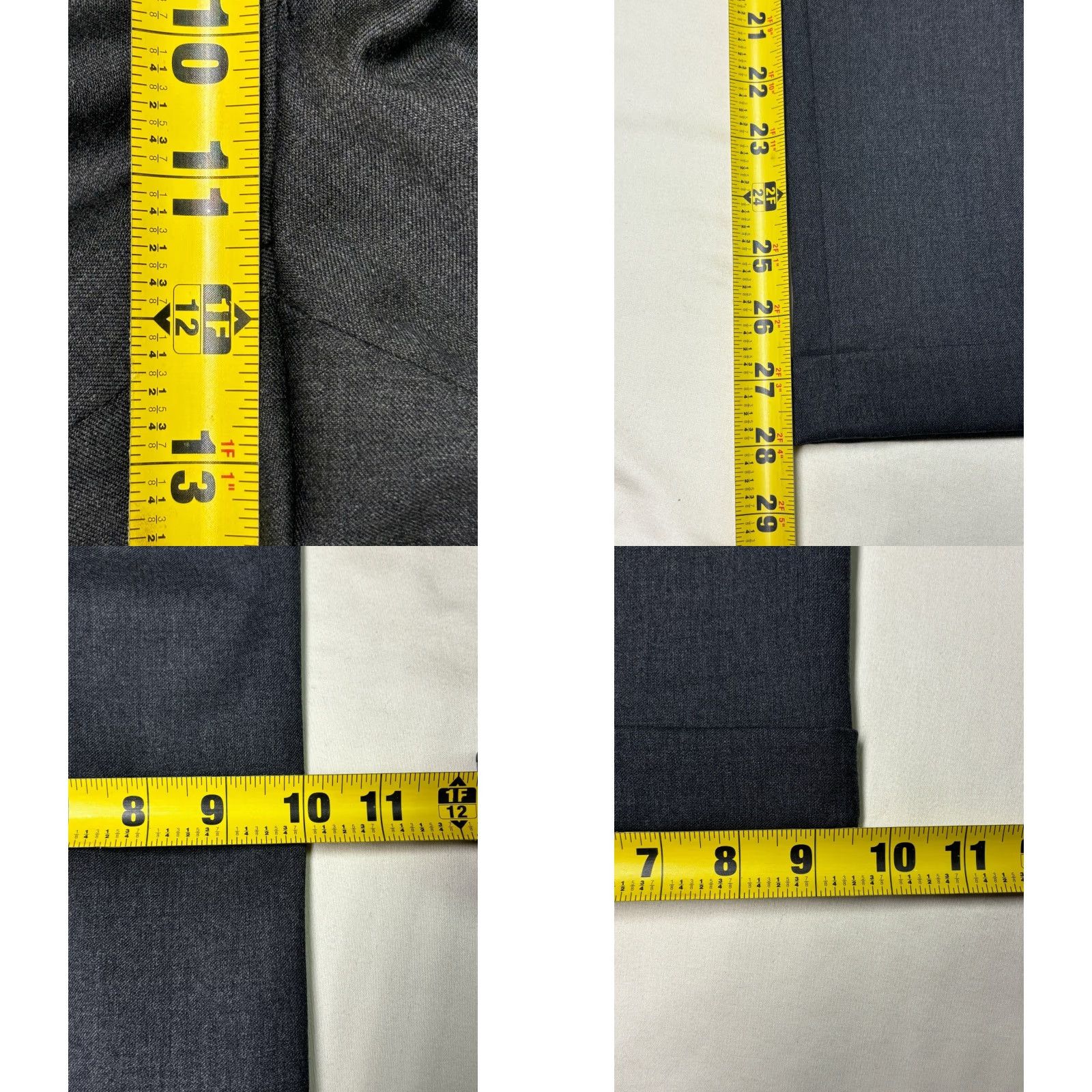 Ralph Lauren Lauren Ralph Lauren Wool Dress Pants Pleated Front Total Comfort 35x30 Gray Mens Pants Size US 35 - 9 Thumbnail