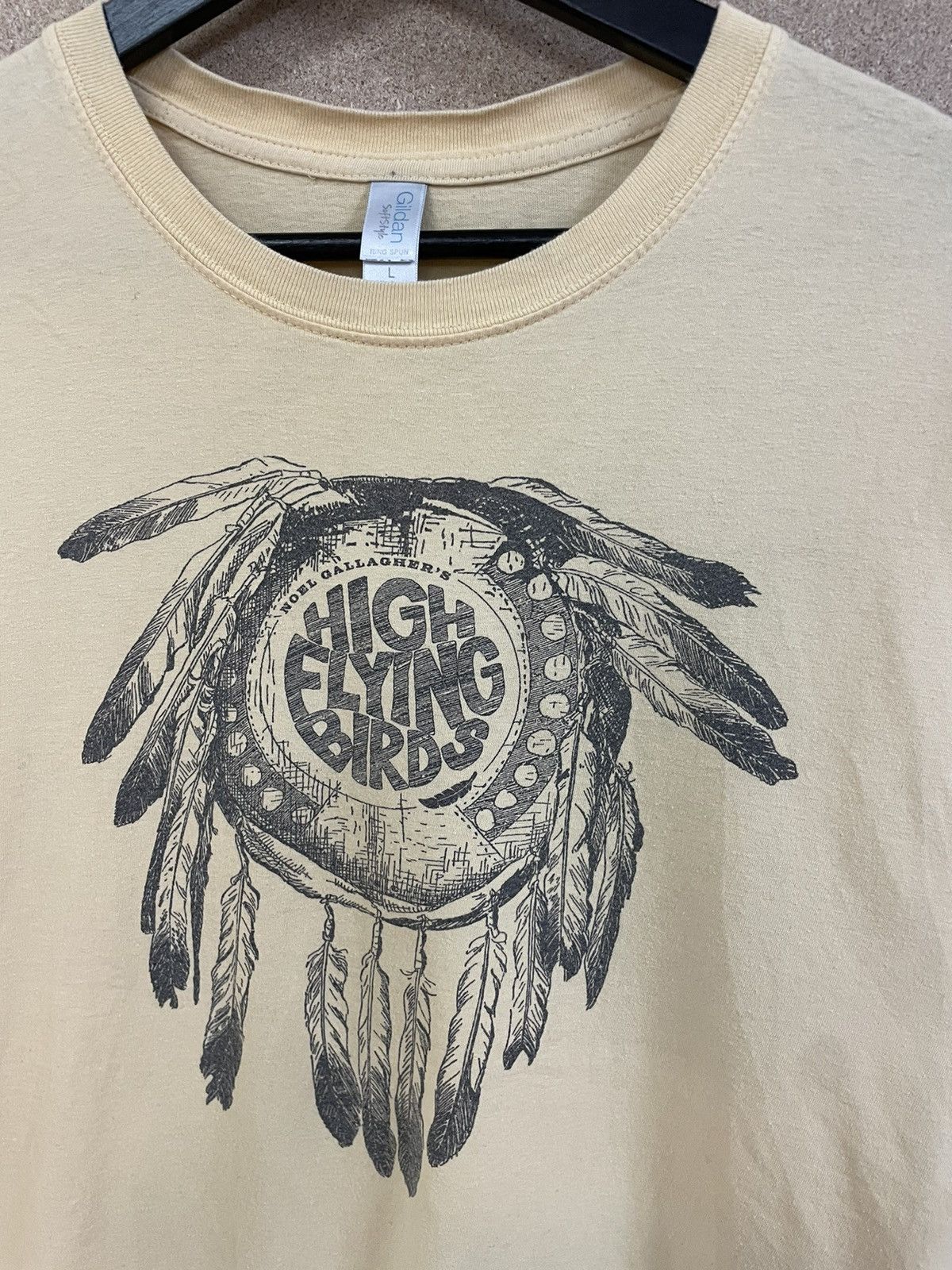 Band Tees × Vintage Noel Gallagher High Flying Birds 2012 Tour T-Shirt Oasis - L Size US L / EU 52-54 / 3 - 2 Thumbnail