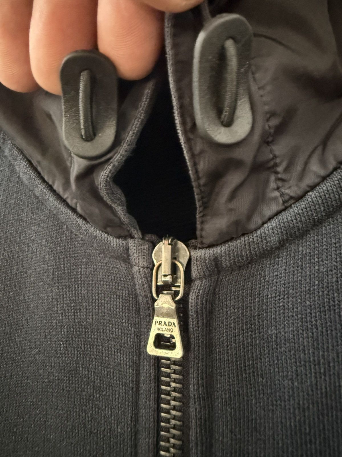 Prada ⚡️PRADA Sport Luxury Nylon Hood Zipped Sweat - M Size US S / EU 44-46 / 1 - 7 Thumbnail