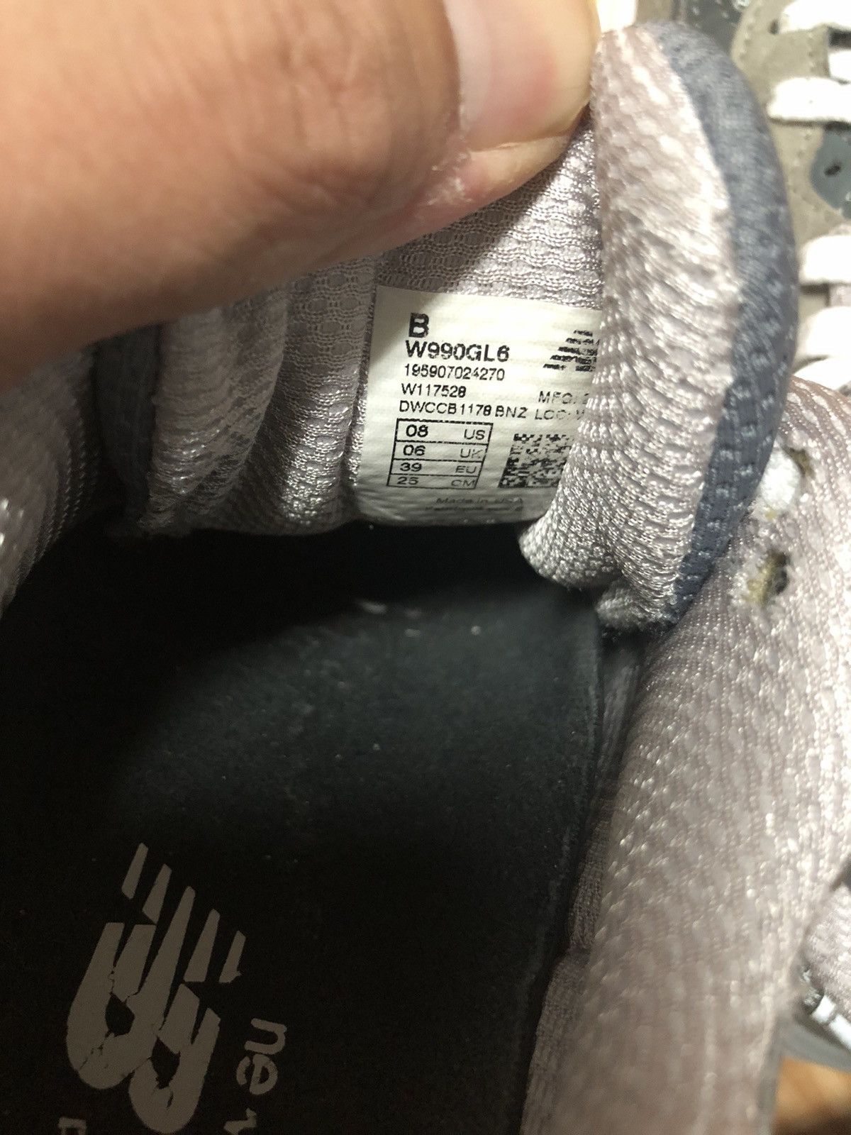 New Balance New balance 990v6 Grey sz 8 Size US 8 / EU 41 - 4 Thumbnail