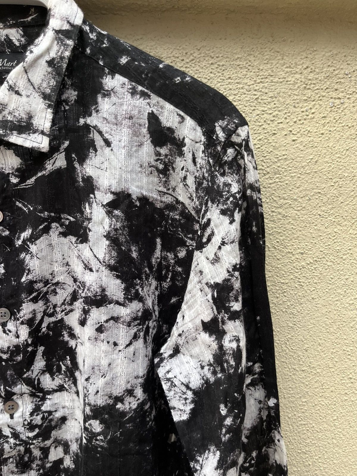 Tornado Mart Black & white tie dye button up Size US M / EU 48-50 / 2 - 4 Thumbnail