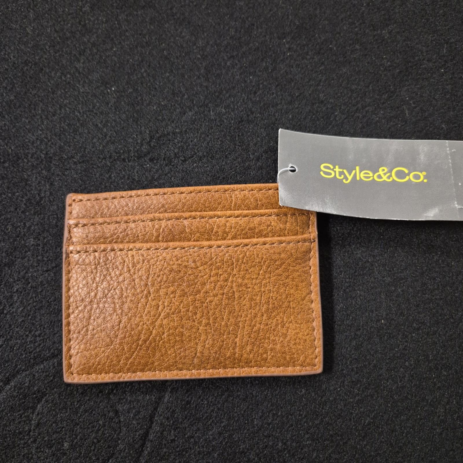 Style & Co Style & Co® Slim Card Case – Brown Size ONE SIZE - 2 Thumbnail