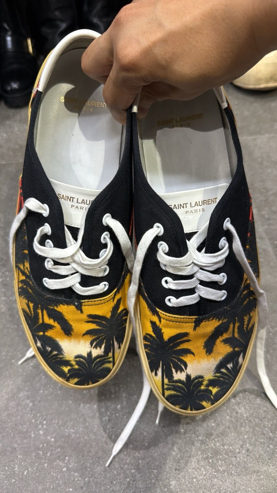 Saint Laurent Paris Saint Laurent Paris SS 2016 Sunset Palm Skate Sneakers Size US 13 / EU 46 - 7 Thumbnail
