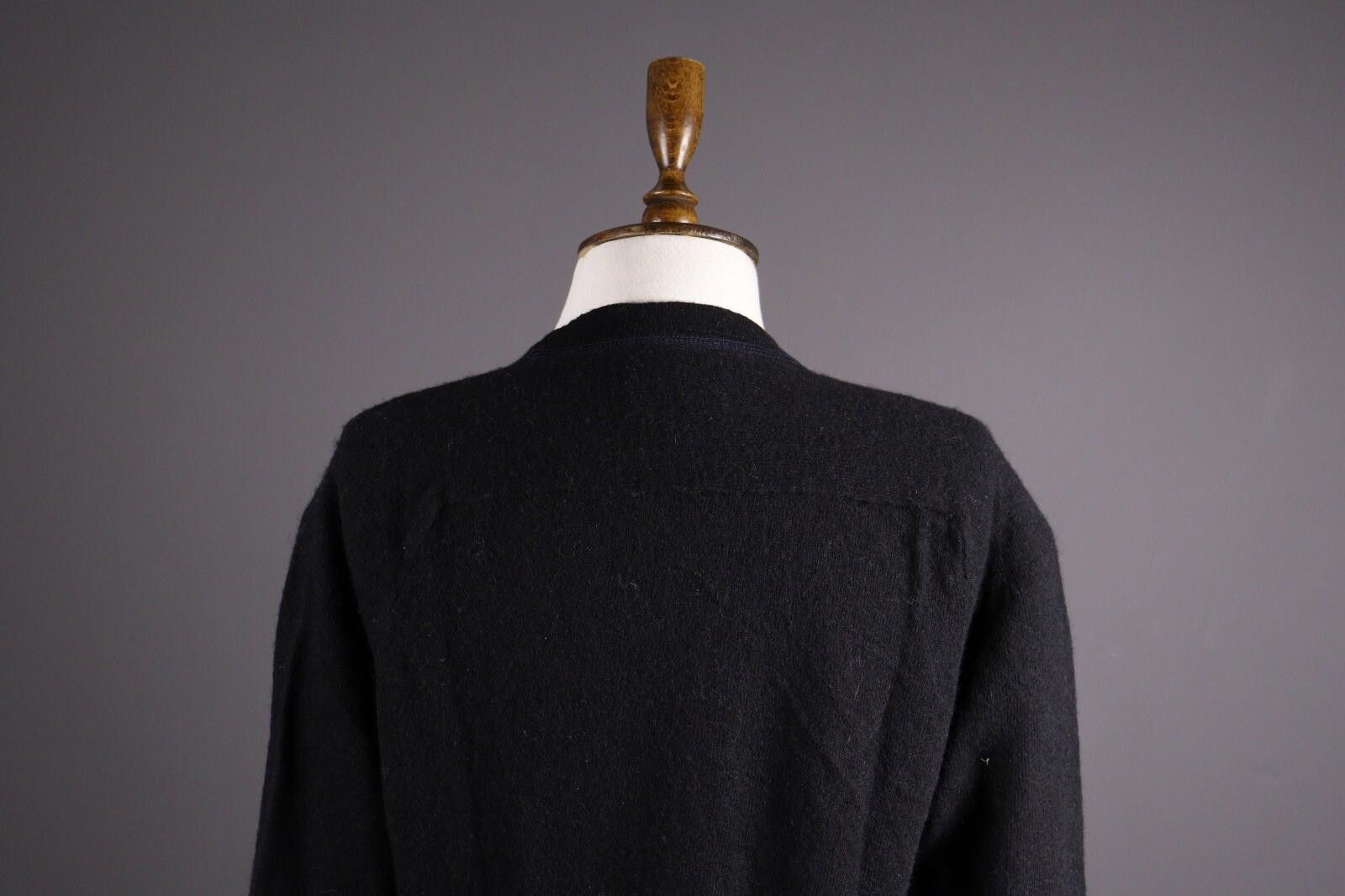 Nudie Jeans Nudie Jeans Black Wool Knit Long Sleeve Sweater Size M Size M / US 6-8 / IT 42-44 - 6 Thumbnail