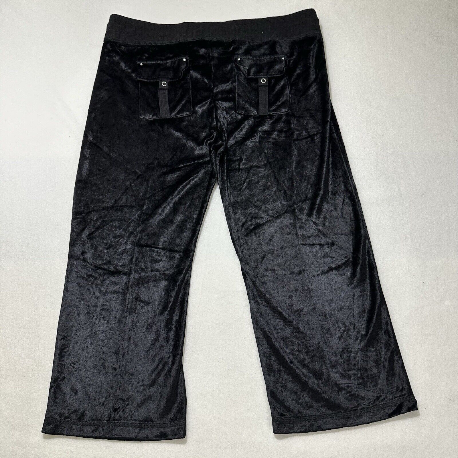 Bcbgmaxazria BCBG Max Azria XL Velour Sweatpants 22" Inseam Rhinestone Size 40" / US 18 - 9 Thumbnail