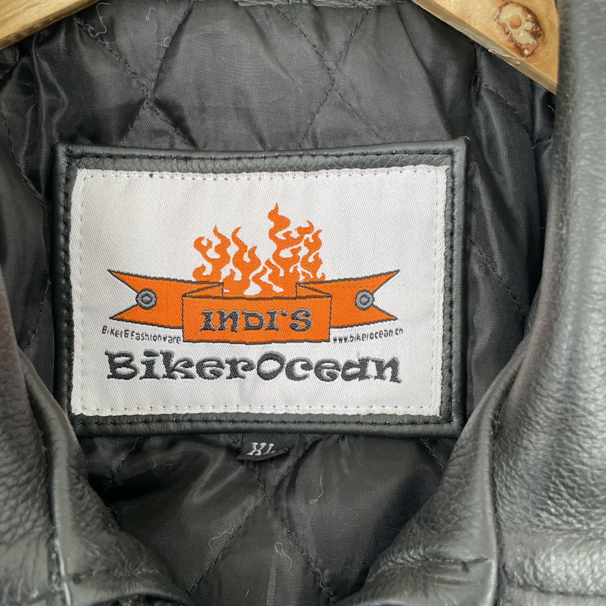 Genuine Leather Vintage 90’s USA Moto Leather Jacket Japanese style size XL Size US XL / EU 56 / 4 - 15 Thumbnail