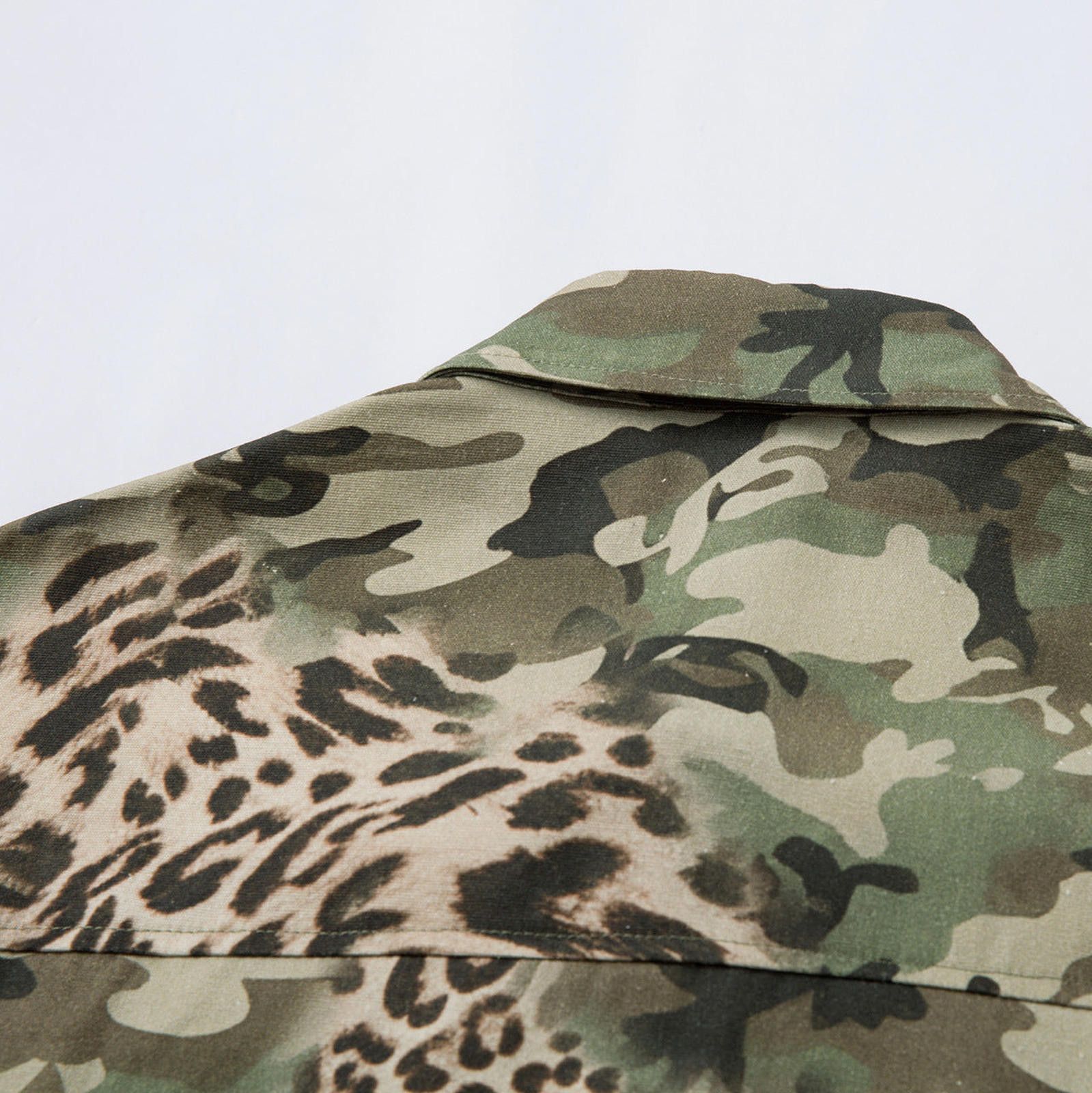 Vintage Camo Faux-Layer Long-Sleeve Shirt Size US M / EU 48-50 / 2 - 4 Thumbnail