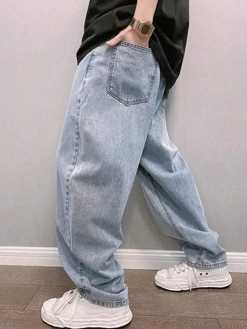 Jean Baloon Skate Baggy Denim Jeans Loose 2000s Size US 36 / EU 52 - 2 Thumbnail