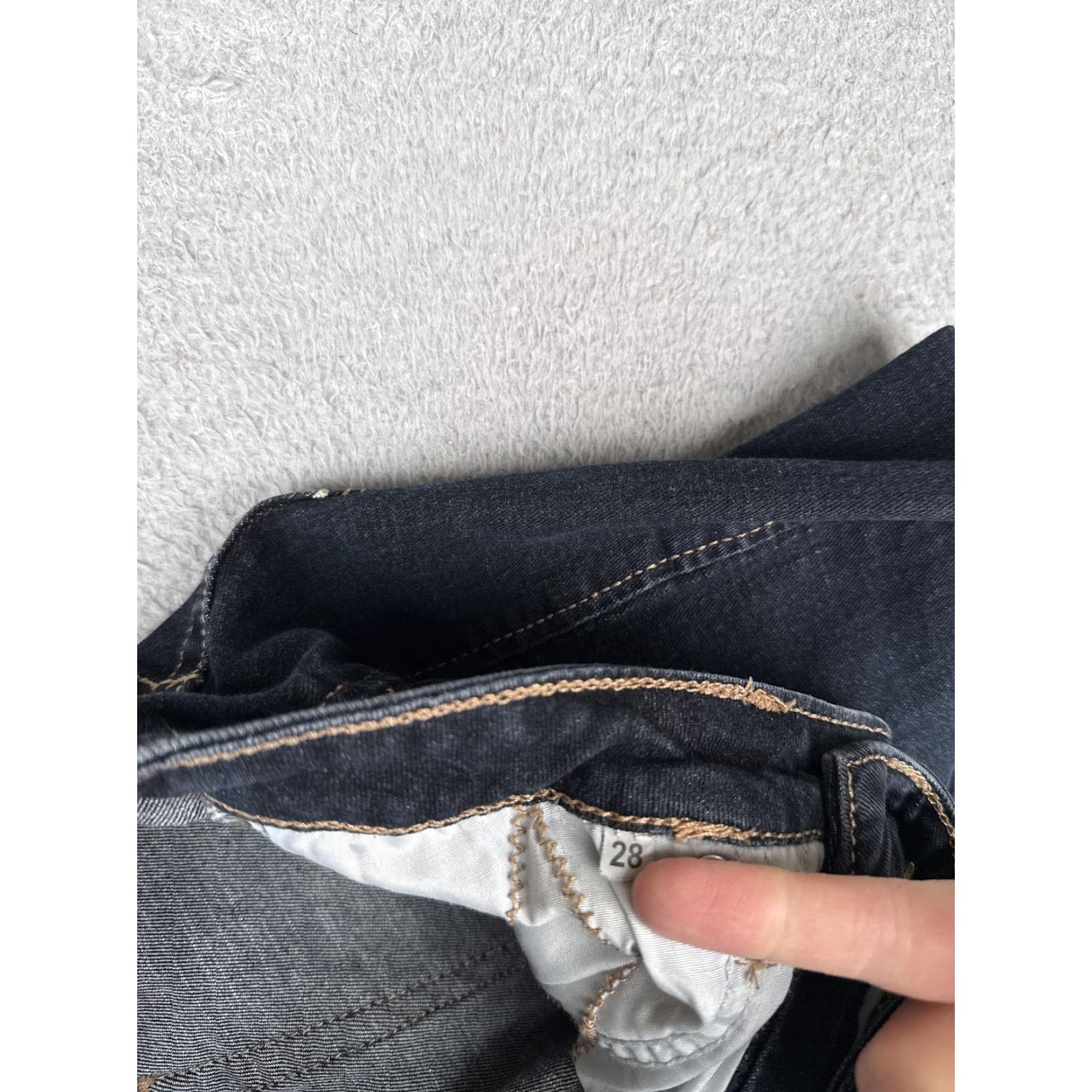 Wrangler Aura Wrangler Jeans Womens Bootcut Denim 28x30 Dark Wash Embroidered Pockets Stretch Jeans 90s Southwestern Mens? Size 28" / US 6 / IT 42 - 6 Thumbnail
