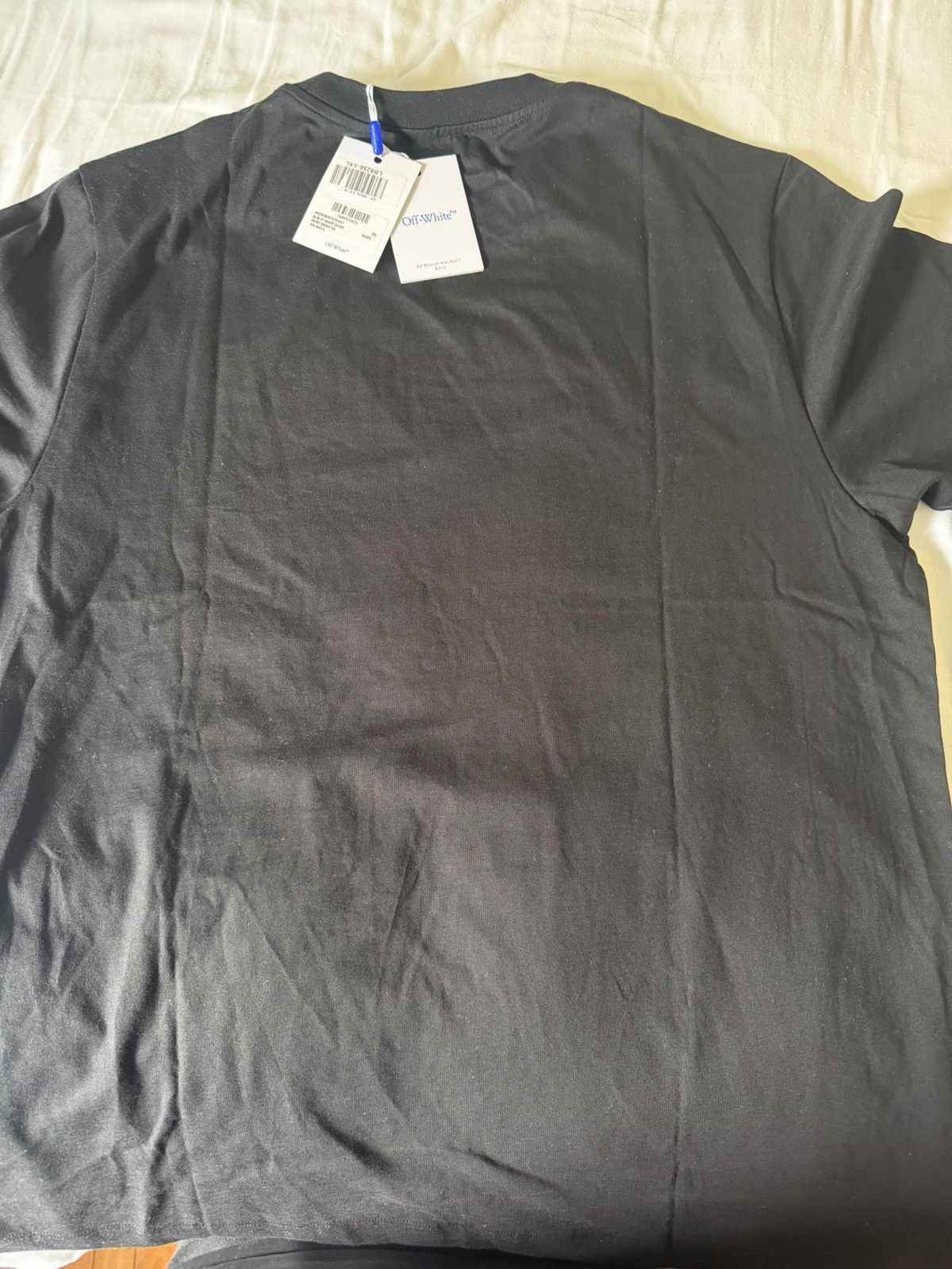 Off-White Off-White c/o Virgil Abloh Black Slim Fit T-Shirt Size US XXL / EU 58 / 5 - 5 Thumbnail