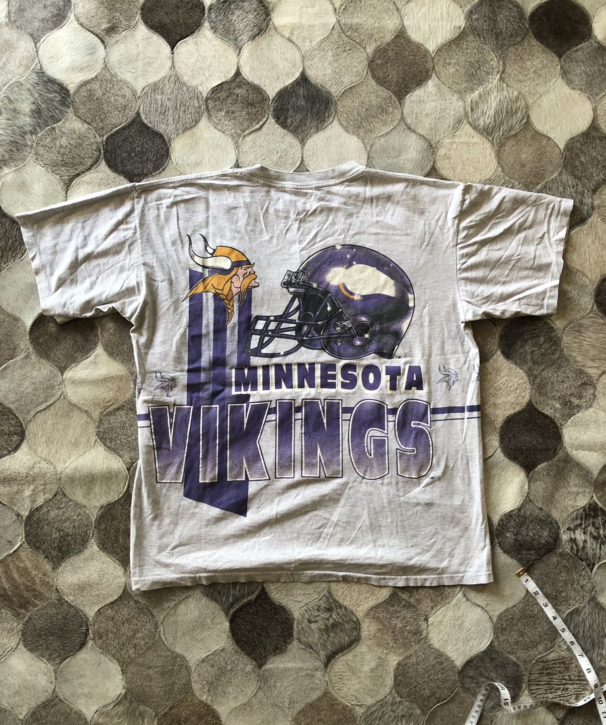 NFL × Salem Sportswear × Vintage Vintage AOP Vikings Salem sportswear graphic ter Size US XL / EU 56 / 4 - 2 Thumbnail