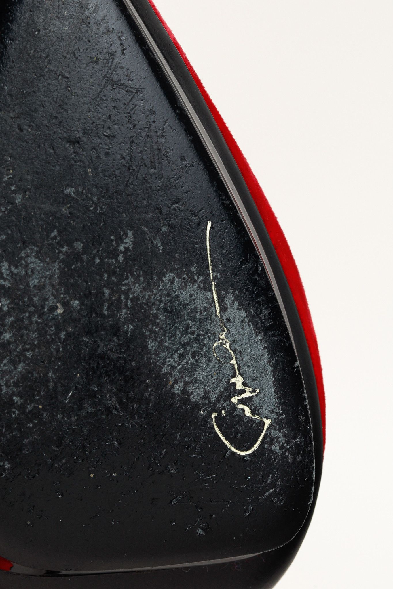 Giorgio Armani Giorgio Armani Rosso Velvet & Satin D'Orsay Heels Size US 9 / IT 39 - 5 Thumbnail