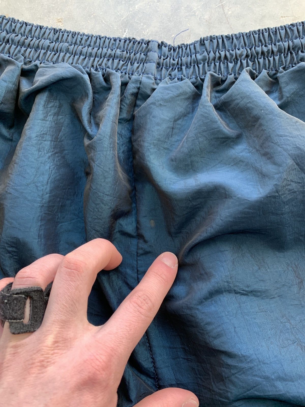 Vintage Crazy Vintage 90s Surf Style Track Pants Iridescent Baggy Size US 30 / EU 46 - 8 Thumbnail