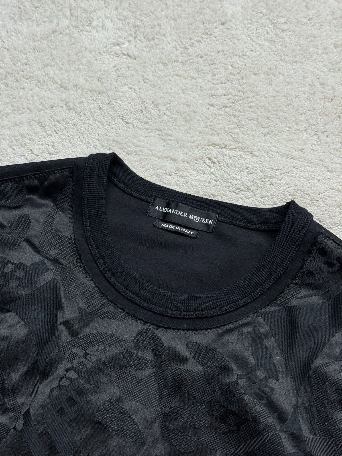 Alexander McQueen Alexander McQueen Panel Silk Logo sweatshirt Size S / US 4 / IT 40 - 4 Thumbnail