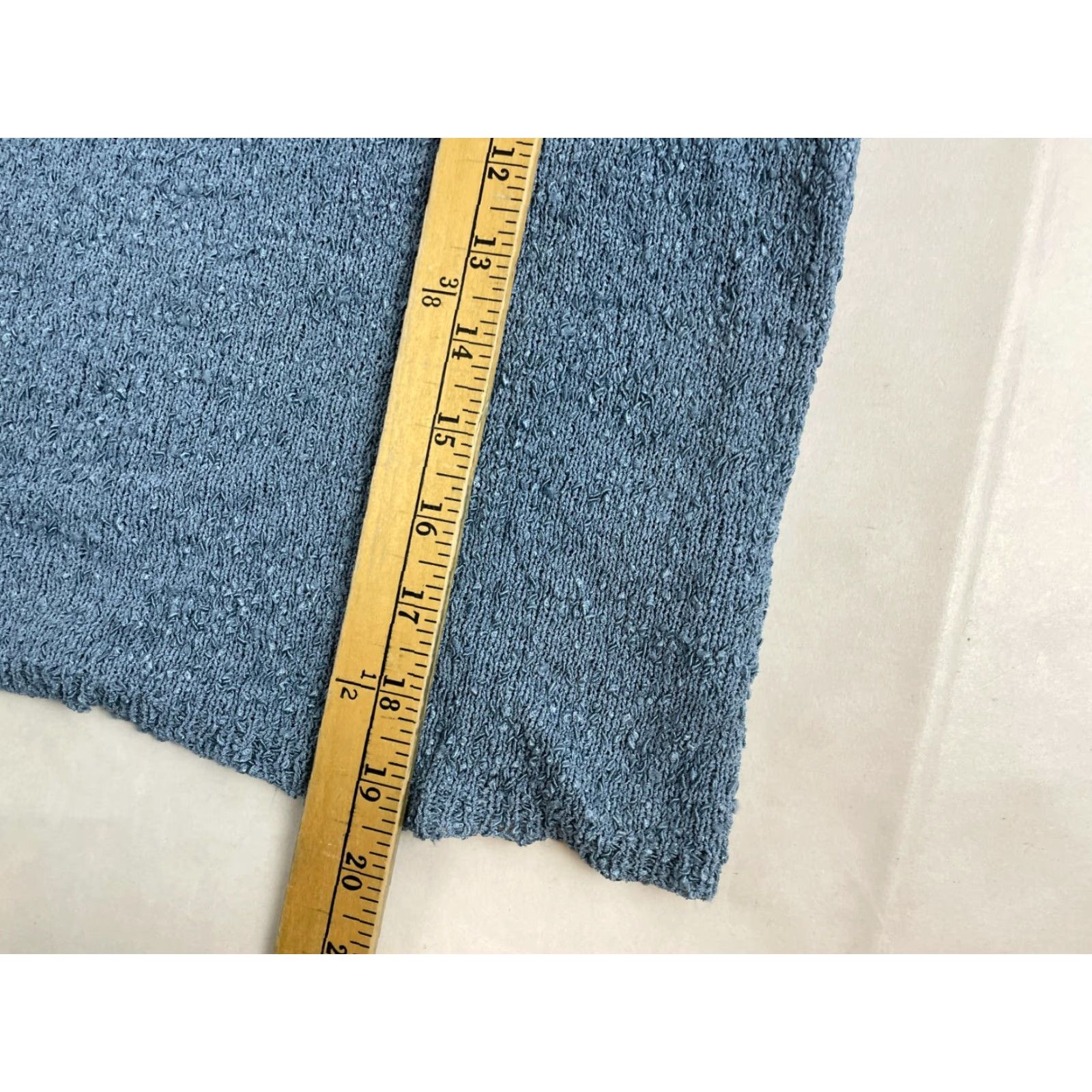Evan Picone Evan Picone Tank Women's Size Large Blue Sleeveless Vintage Ribbed Edges Shirt / Top Size L / US 10 / IT 46 - 4 Thumbnail