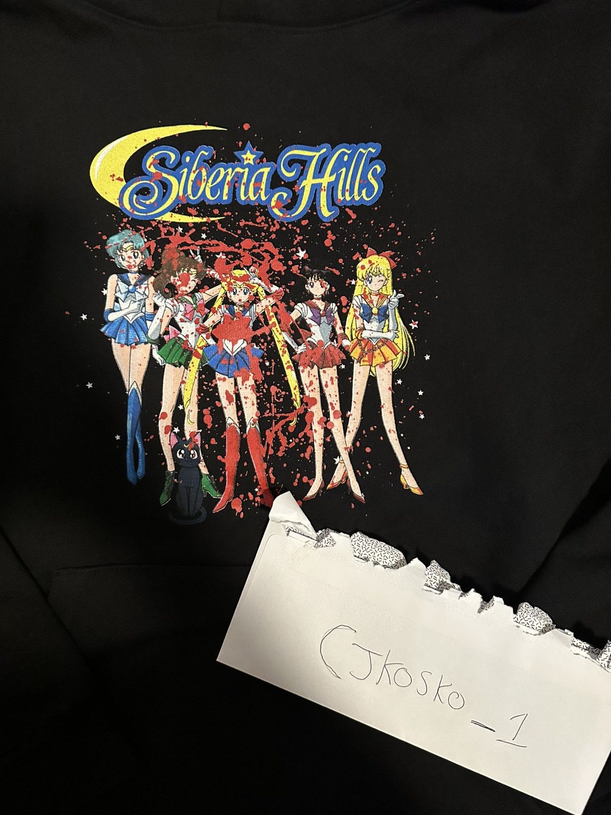 Siberia Hills Siberia Hills Blood Spatter Sailor Moon Hoodie Size US M / EU 48-50 / 2 - 2 Thumbnail