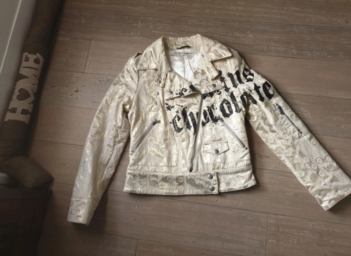 Vintage miss sixty y2k baroque punk moto biker jacket Size US S / EU 44-46 / 1 - 2 Thumbnail
