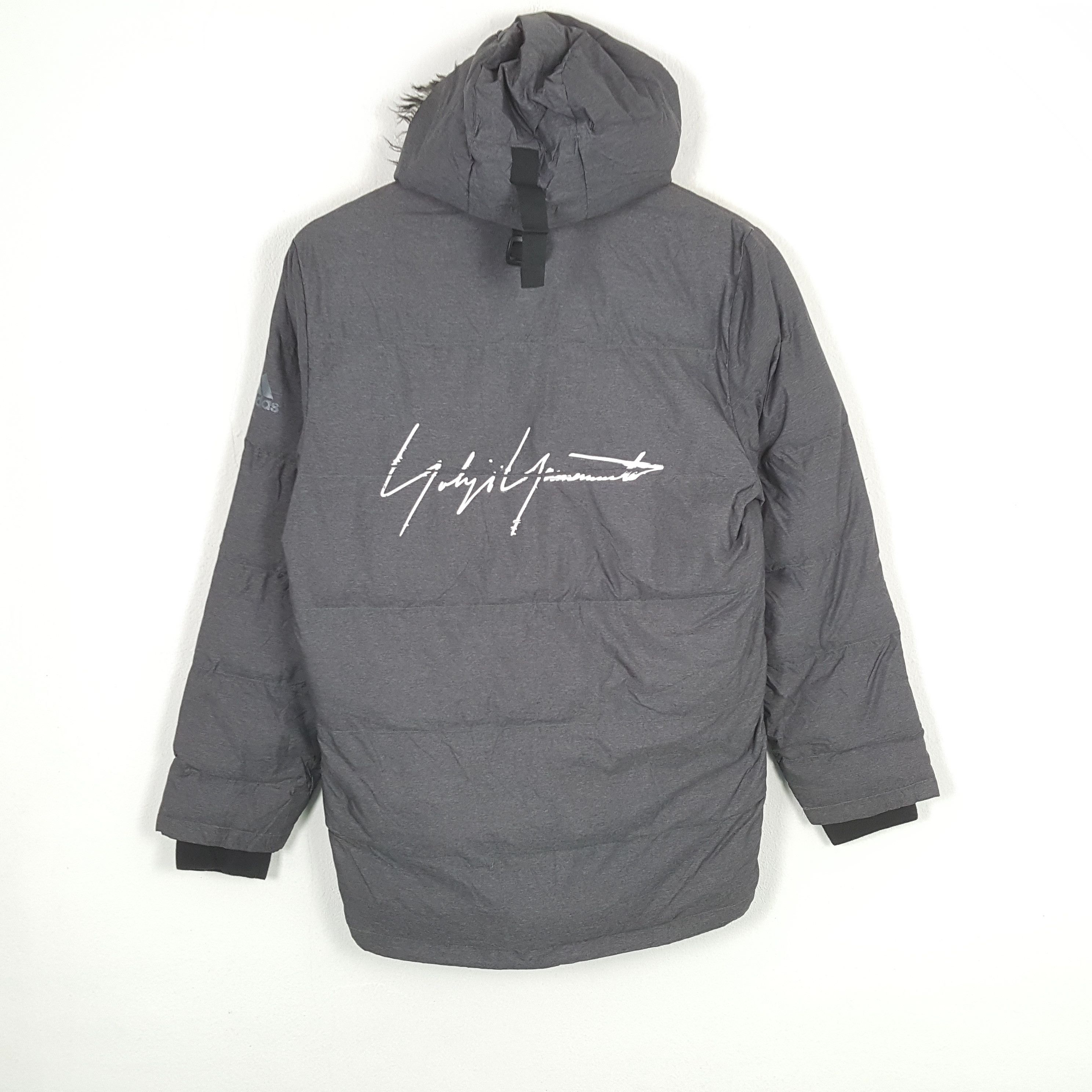 Adidas × Vintage ADIDAS X YOHJI YAMAMOTO Custom Art Puffer Jacket Size US M / EU 48-50 / 2 - 1 Thumbnail