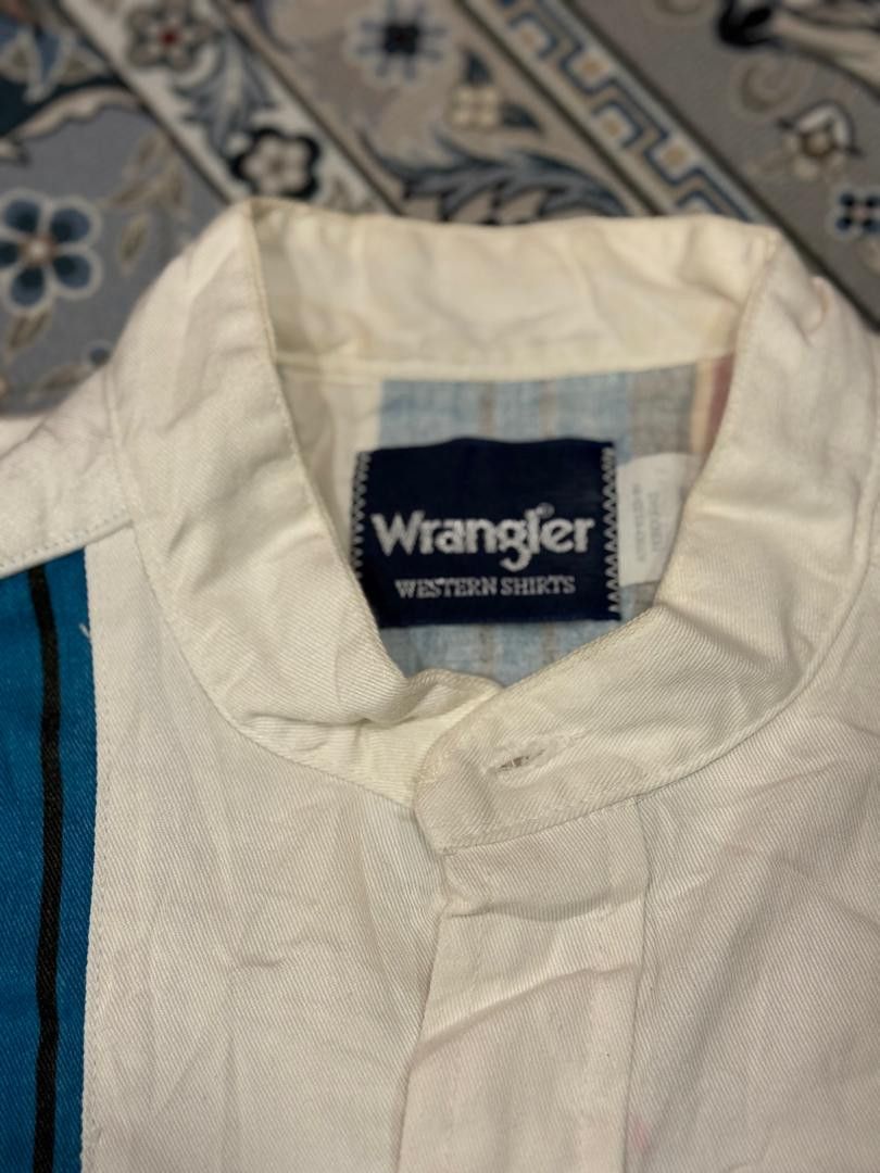 Wrangler Vintage Wrangler Western Shirt Stripe Size US XL / EU 56 / 4 - 5 Thumbnail