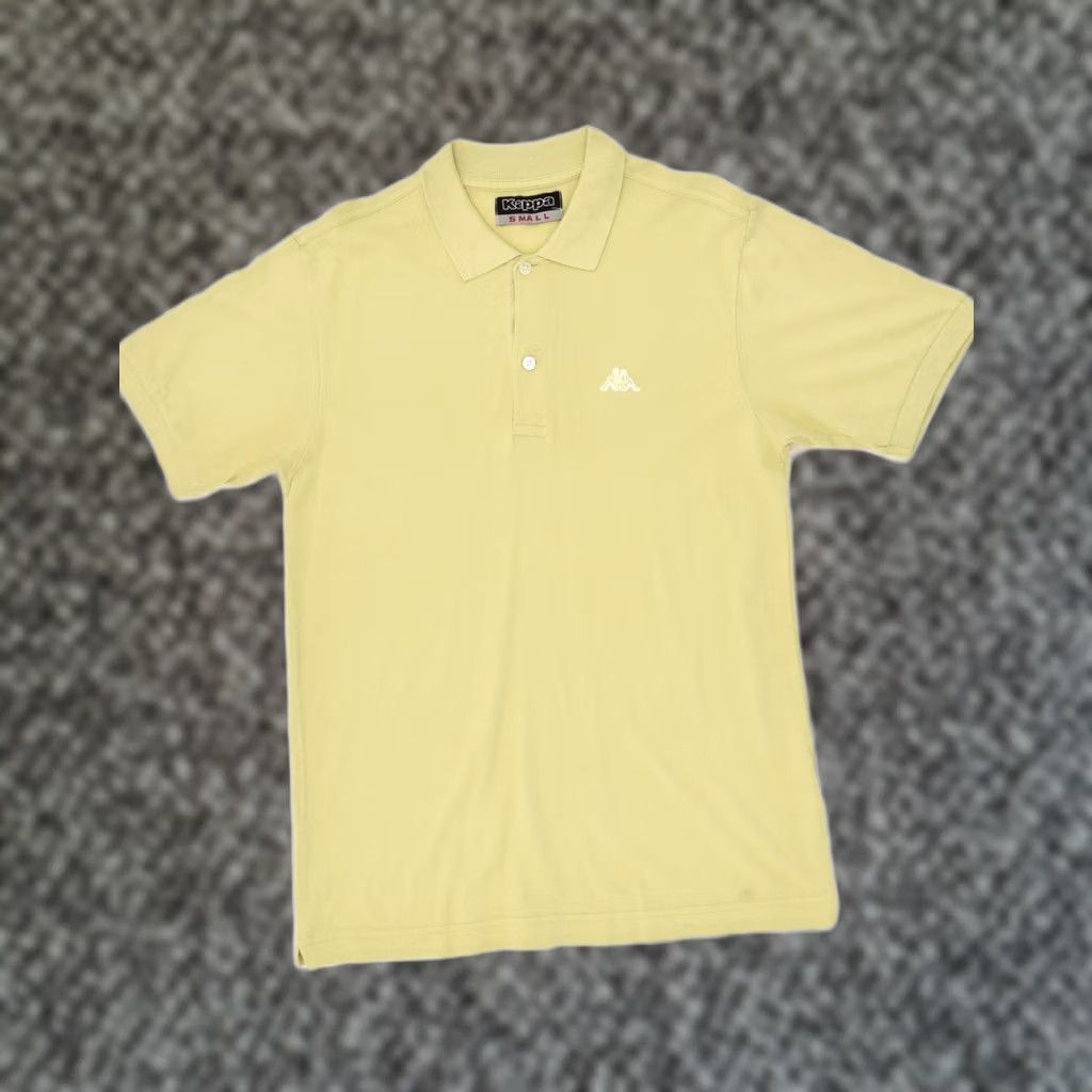 Kappa KAPPA Mens Polo Shirt Small Yellow Cotton Size US S / EU 44-46 / 1 - 1 Thumbnail