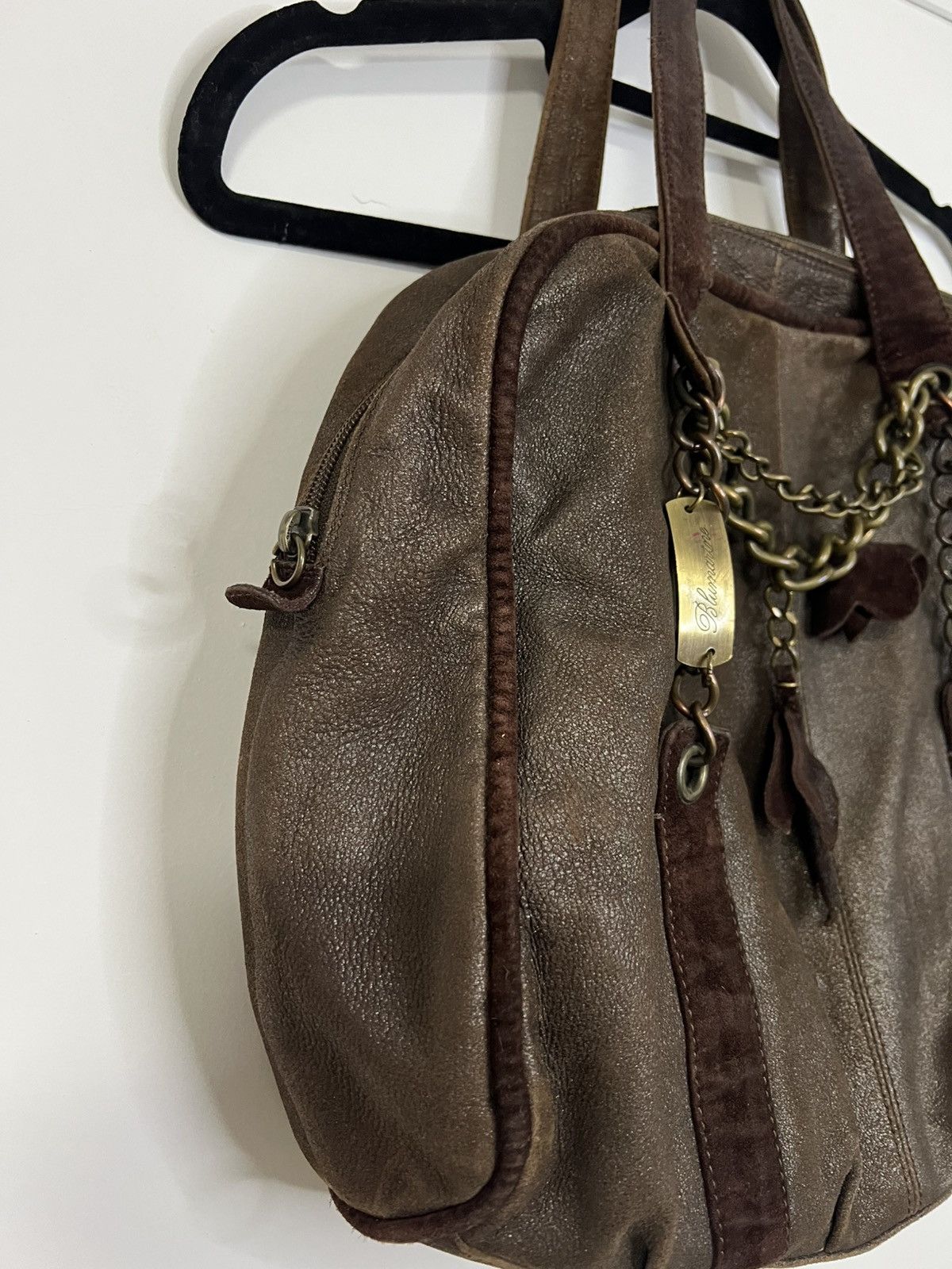 Blumarine Blumarine genuine leather bag brown Size ONE SIZE - 4 Thumbnail