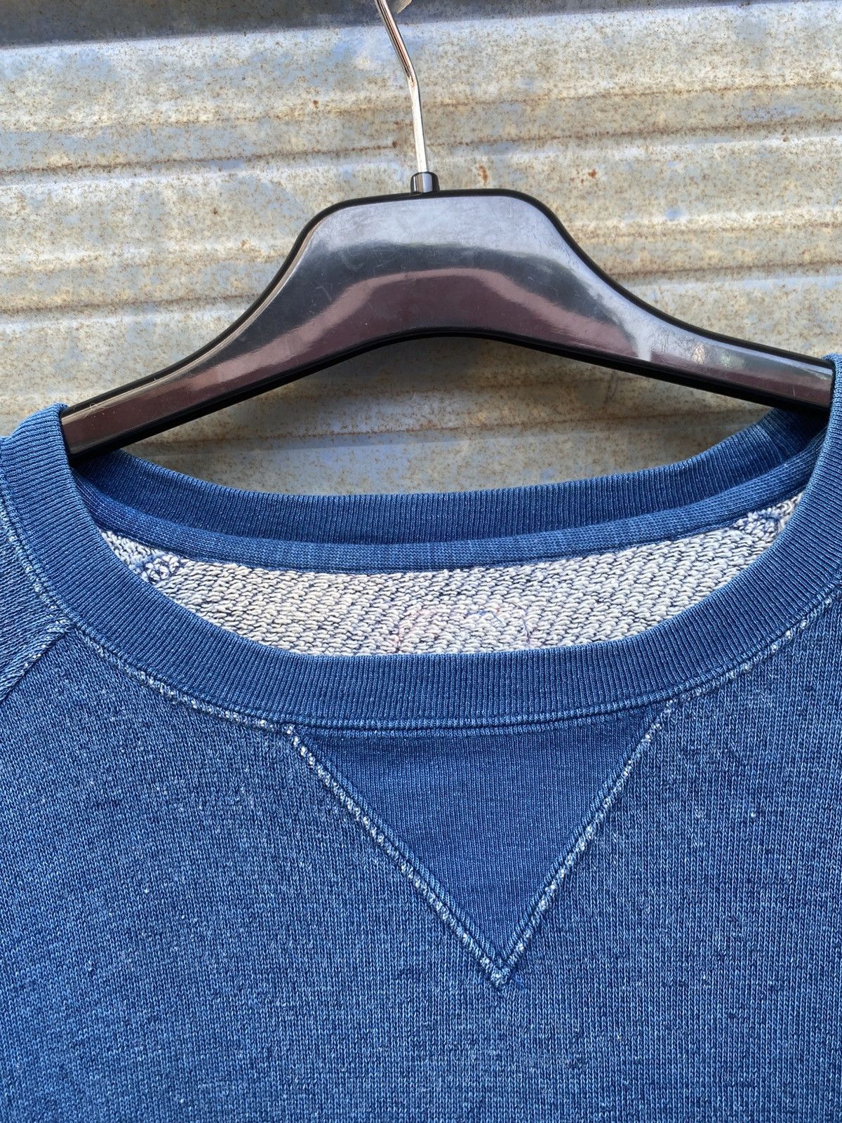 Visvim Visvim Artisan Pollock Crewneck Longsleeve Indigo Size US XL / EU 56 / 4 - 4 Thumbnail