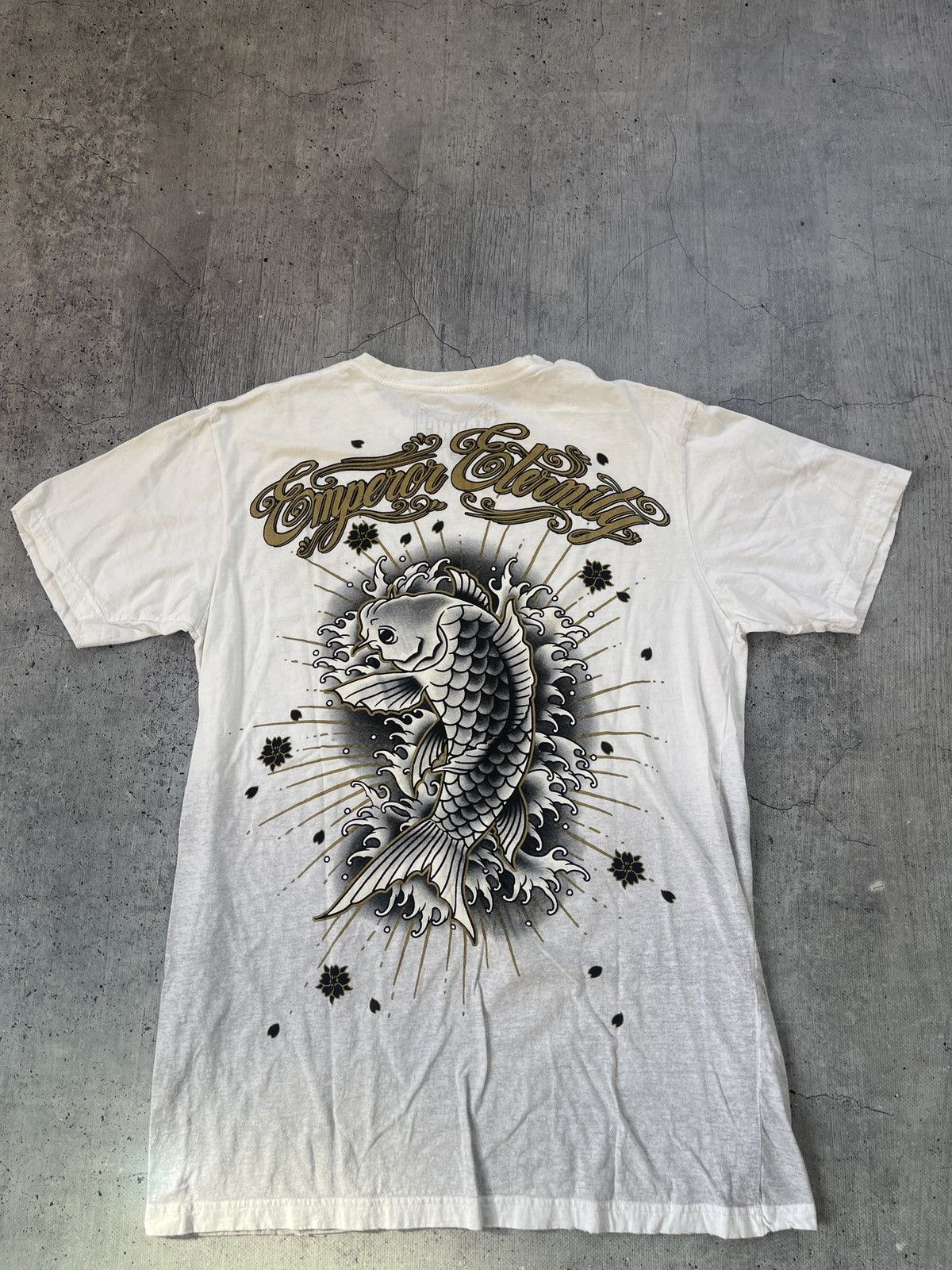 Affliction × Vintage Y2K Affliction Style Rhinestone Emperor Eternity Tee Size US L / EU 52-54 / 3 - 6 Thumbnail