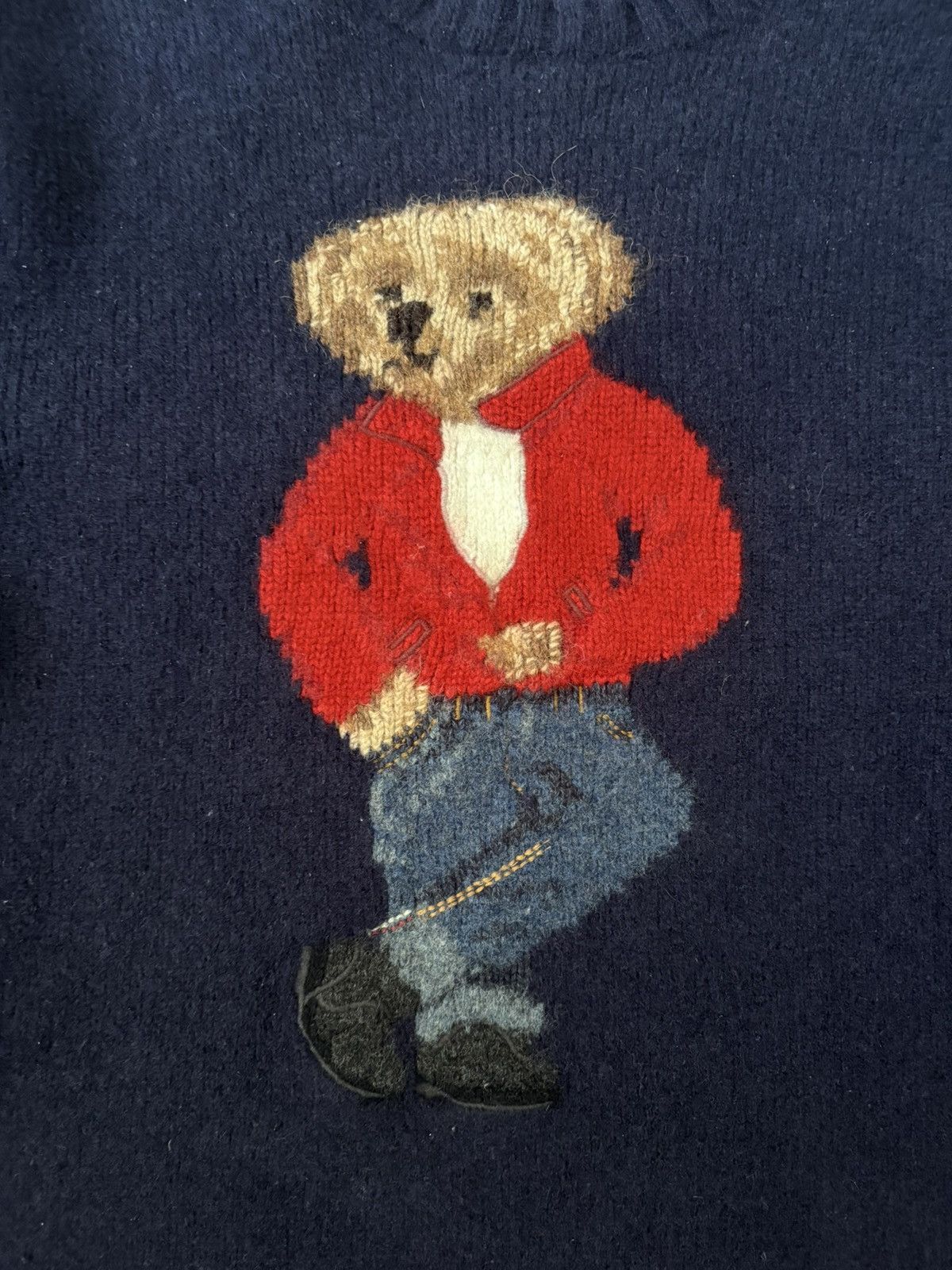 Polo Ralph Lauren Very rare iconic design Ralph Lauren Bear sweater archieve Size M / US 6-8 / IT 42-44 - 4 Thumbnail