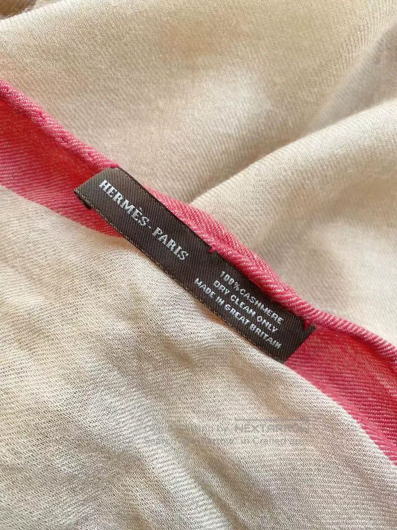 Hermes Hermes size M Cashmere Brown Shawl Size ONE SIZE - 5 Thumbnail
