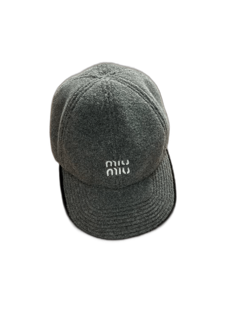 Miu Miu Miumiu Gray Fleece Hat Size M Brand New-yf Size ONE SIZE - 1 Thumbnail