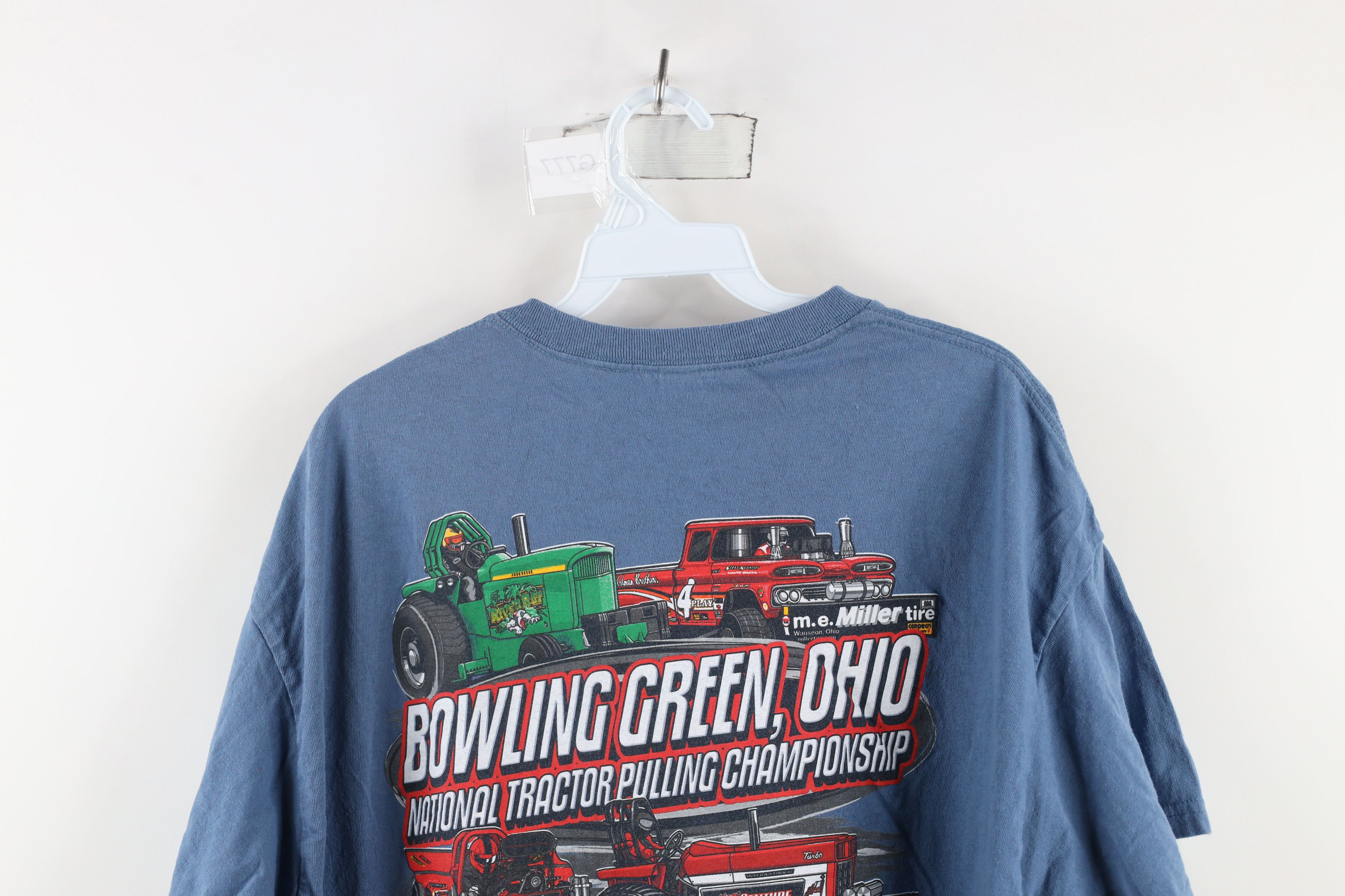 Vintage Streetwear Tractor Pulling Championship T-Shirt Blue Size US XL / EU 56 / 4 - 10 Thumbnail