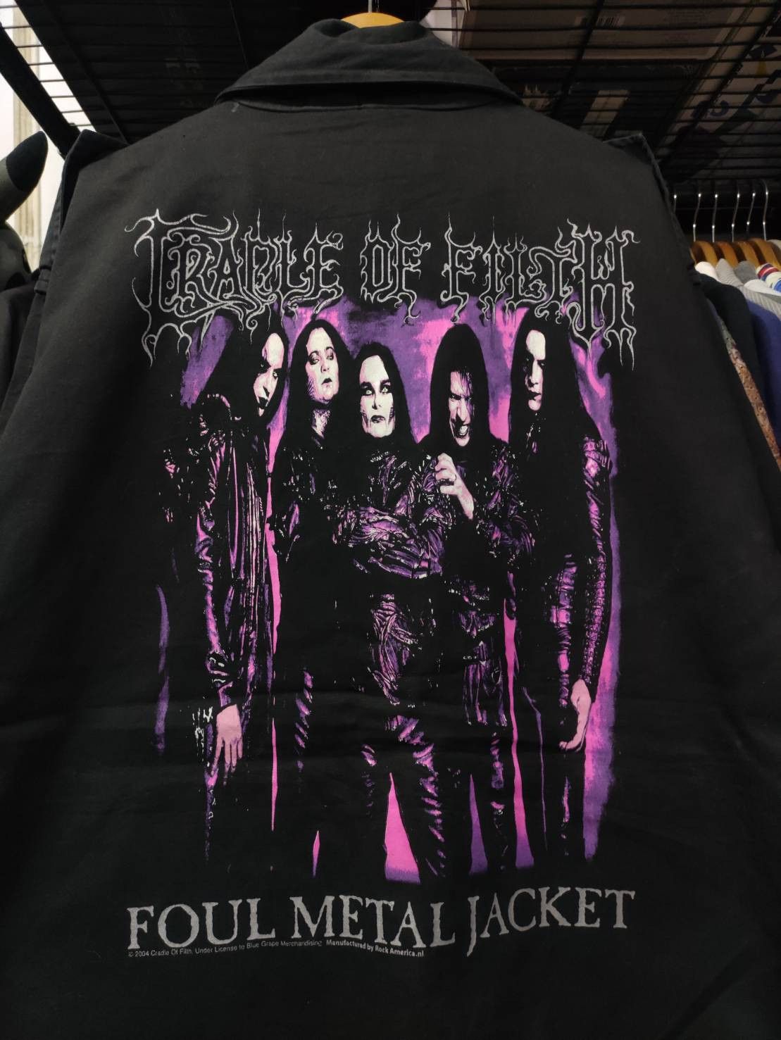Band Tees Very Rare! Vtg 00's Cradle of Filth Foul Metal Jacket/Hoodie Size US XL / EU 56 / 4 - 1 Thumbnail