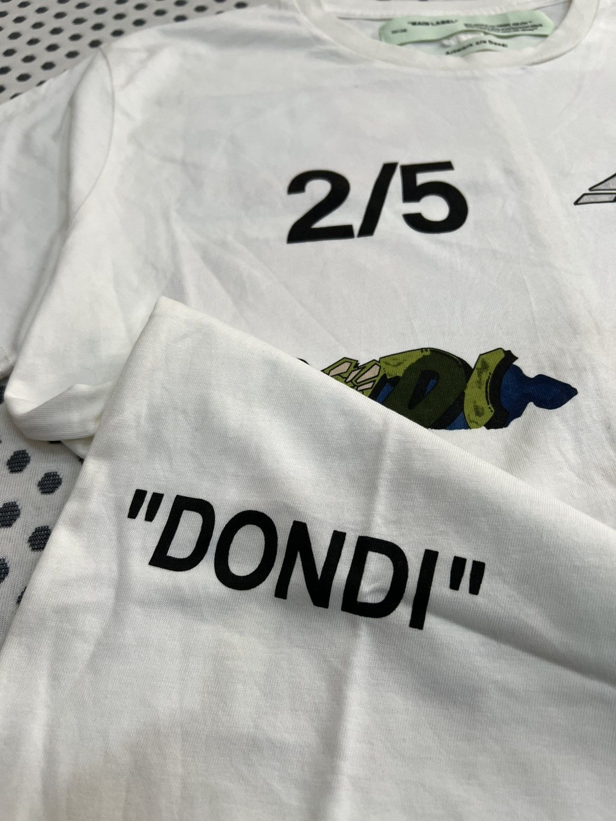 Off-White Offwhite Dondi Graffic Tshirt. Size US L / EU 52-54 / 3 - 3 Thumbnail