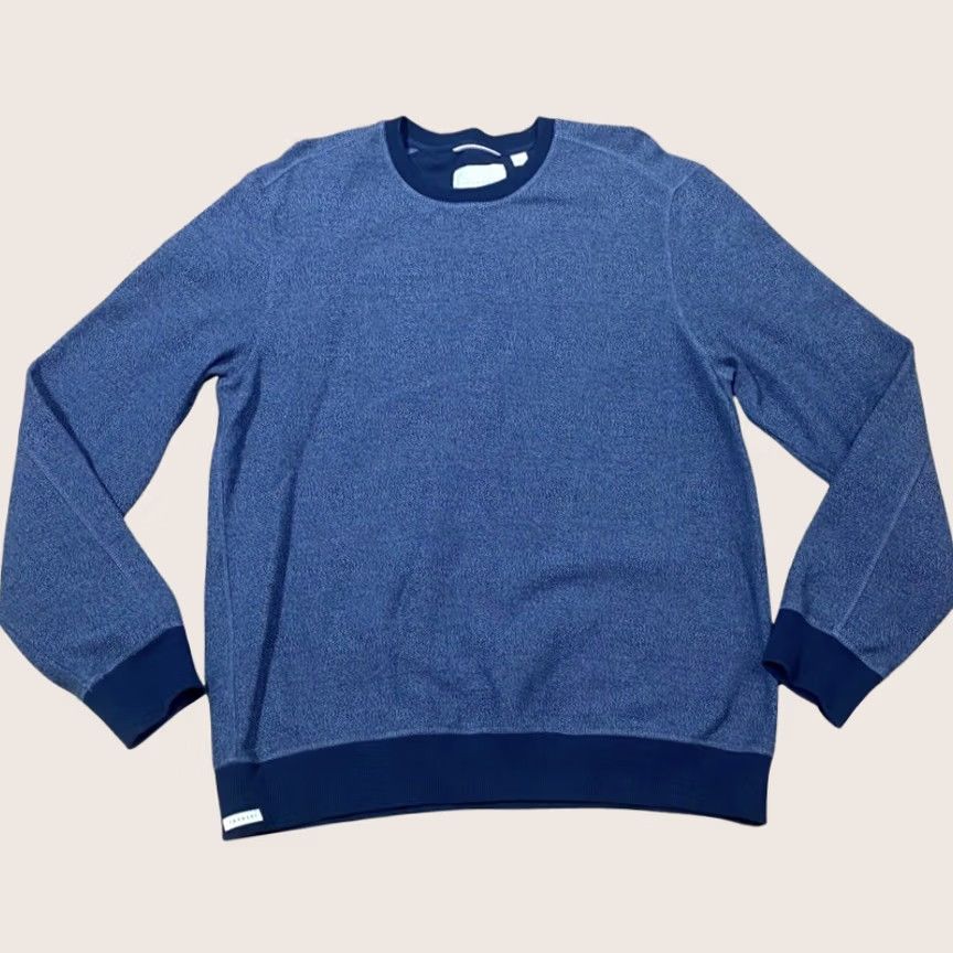 Vintage Trenery Sweatshirt Men L Navy Blue Crew Neck Pullover Long Sleeve Size US L / EU 52-54 / 3 - 1 Thumbnail