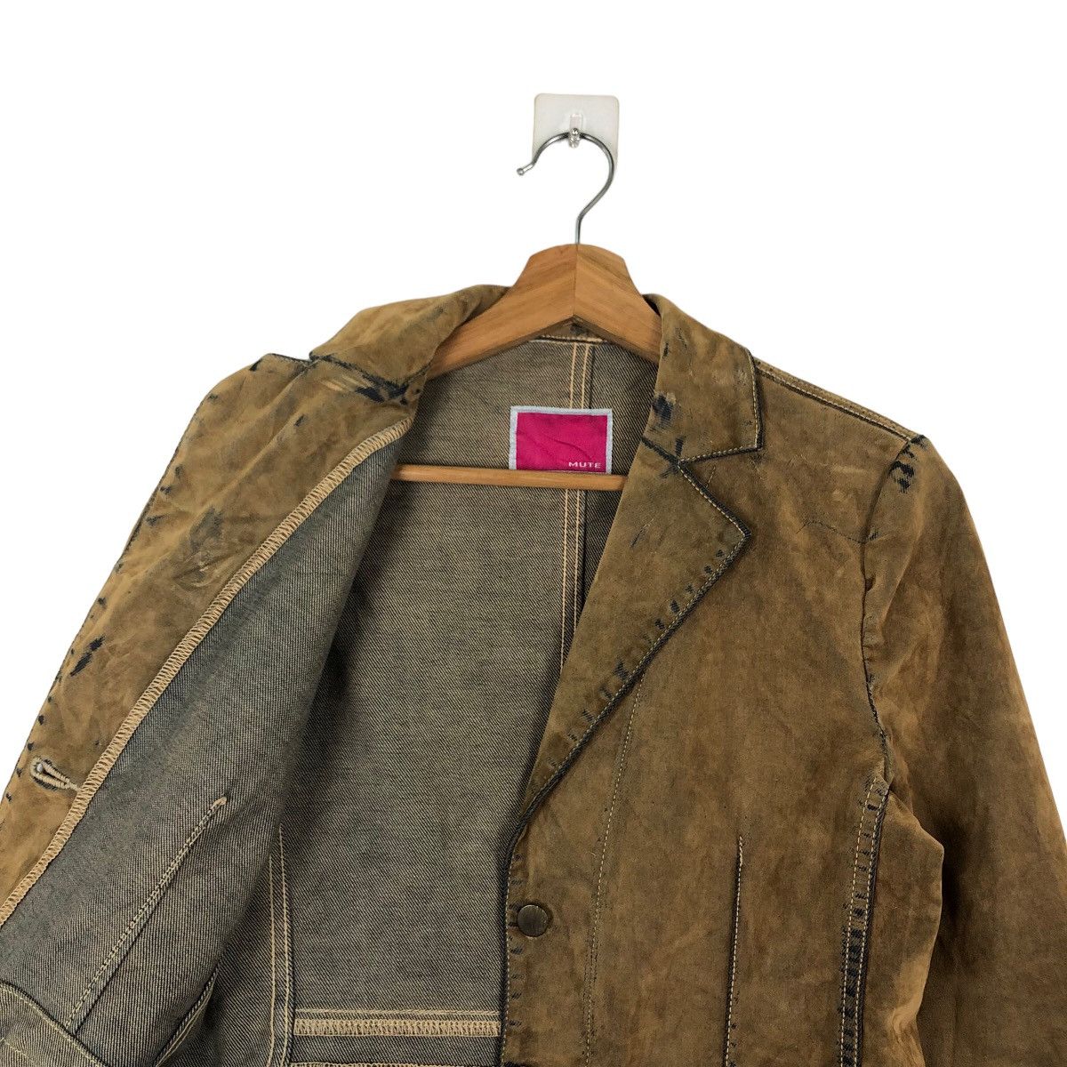 Japanese Brand 🔥ISSEY MIYAKE JAPAN MUTE DISTRESSED JACKET Size US S / EU 44-46 / 1 - 9 Thumbnail