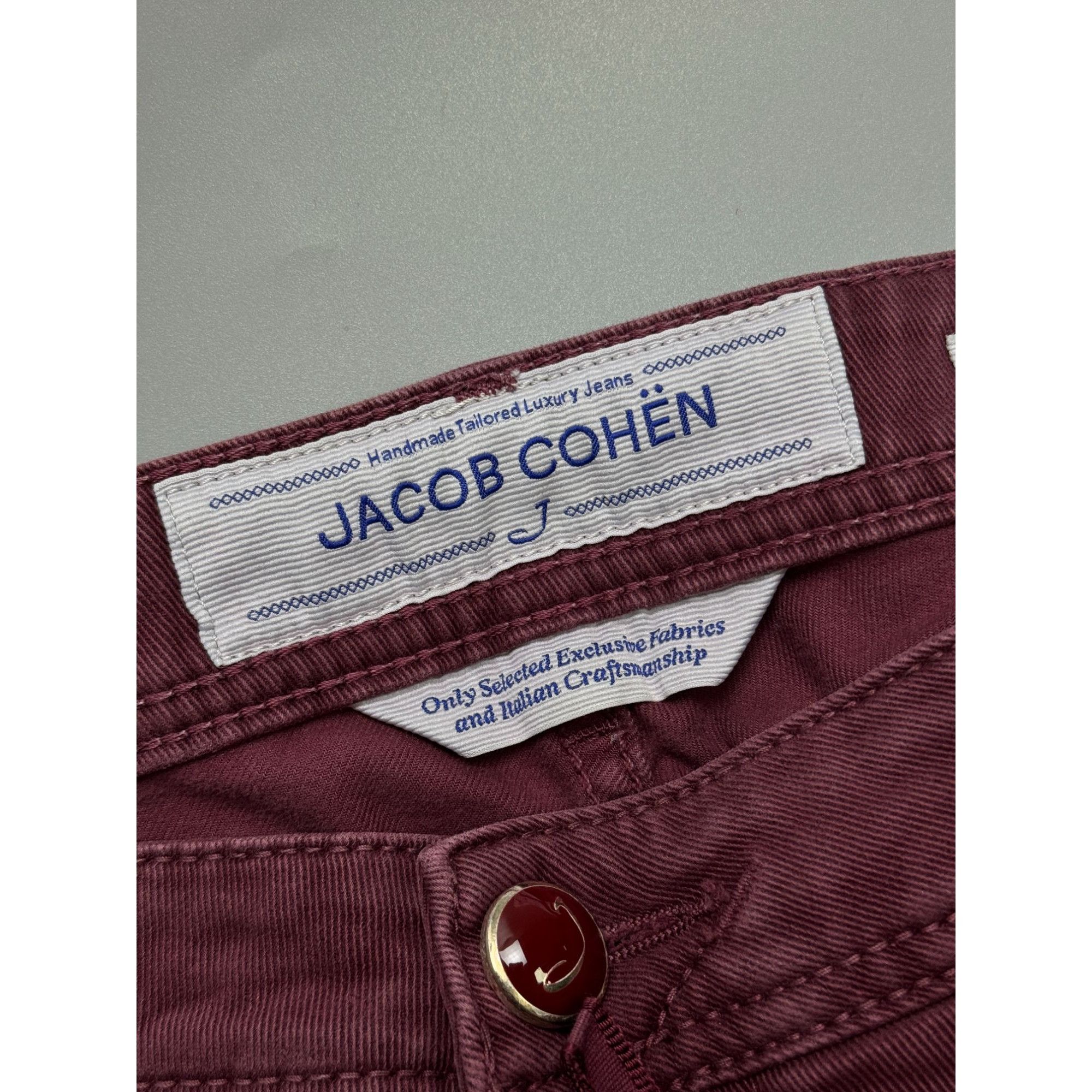 Jacob Cohen Jacob Cohen Red Denim Jeans Pants (Y1104) Size US 35 - 9 Thumbnail