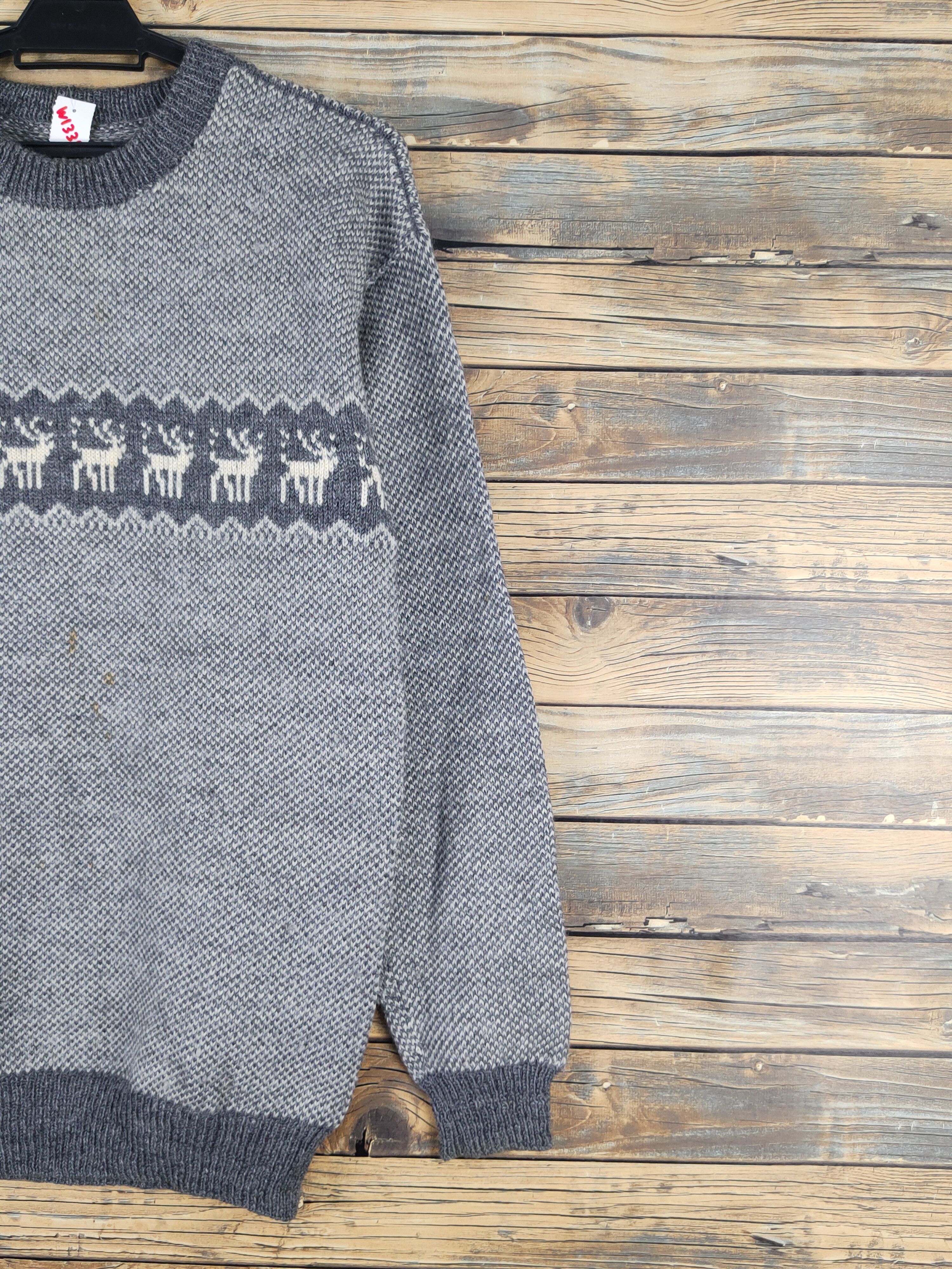 Vintage Japanese Brand Gray Knitwear Sweatshirts #W1335 Size US S / EU 44-46 / 1 - 5 Thumbnail