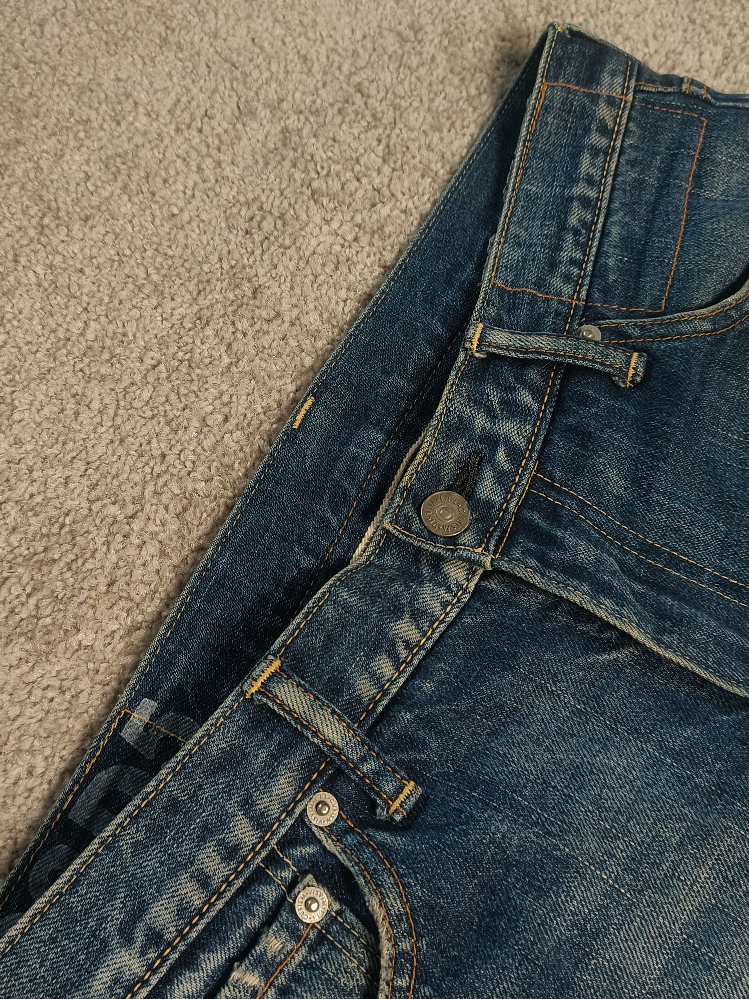 Visvim Visvim Social Sculpture 03D5 Repaired Vintage Wash Jeans Size US 32 / EU 48 - 2 Thumbnail