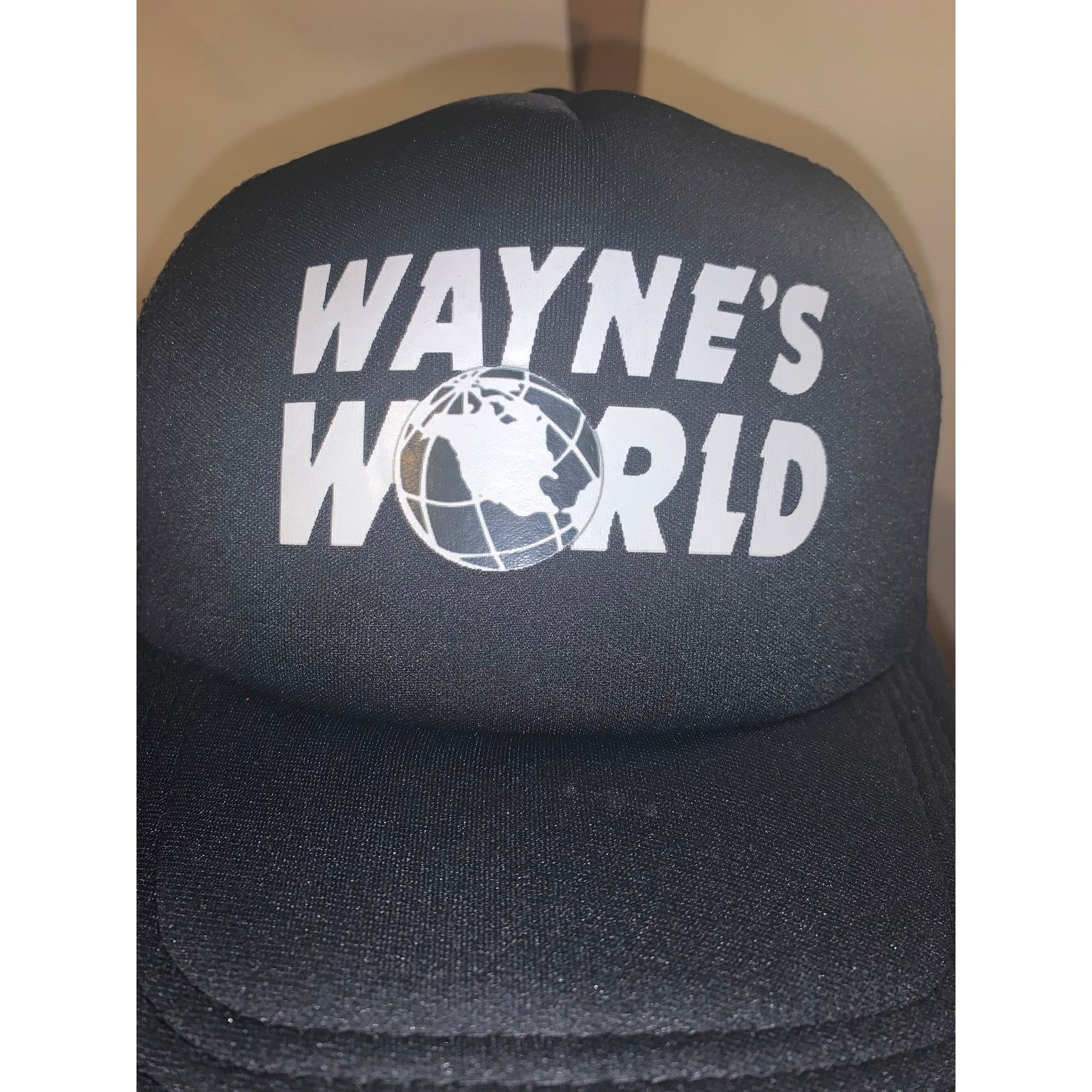 Other Wayne’s World Snapback Trucker Hat Black Movie Party On Size ONE SIZE - 5 Thumbnail