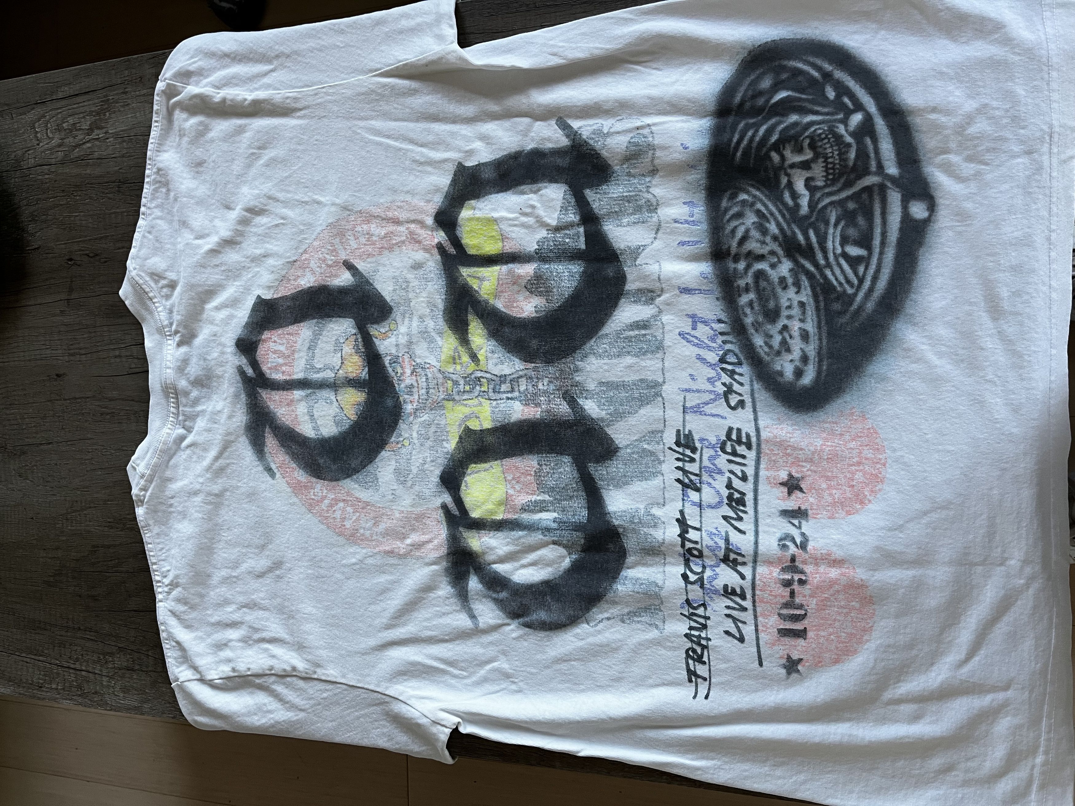 Travis Scott Travis Scott Utopia Tour MetLife T-Shirt Size US L / EU 52-54 / 3 - 3 Thumbnail