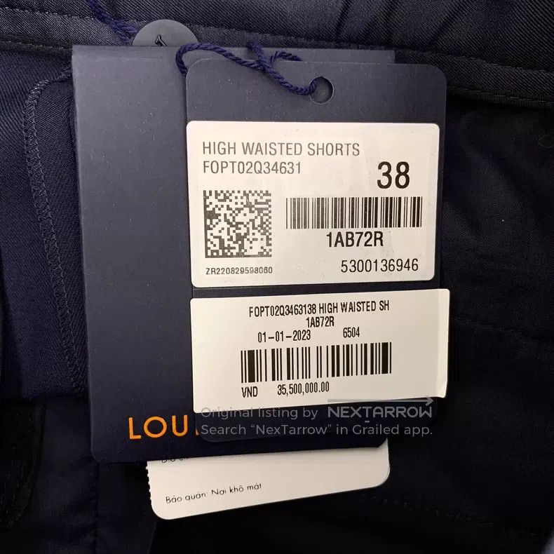 Louis Vuitton Louis Vuitton 23 navy wool drawstring casual straight leg Size US 38 / EU 54 - 8 Thumbnail