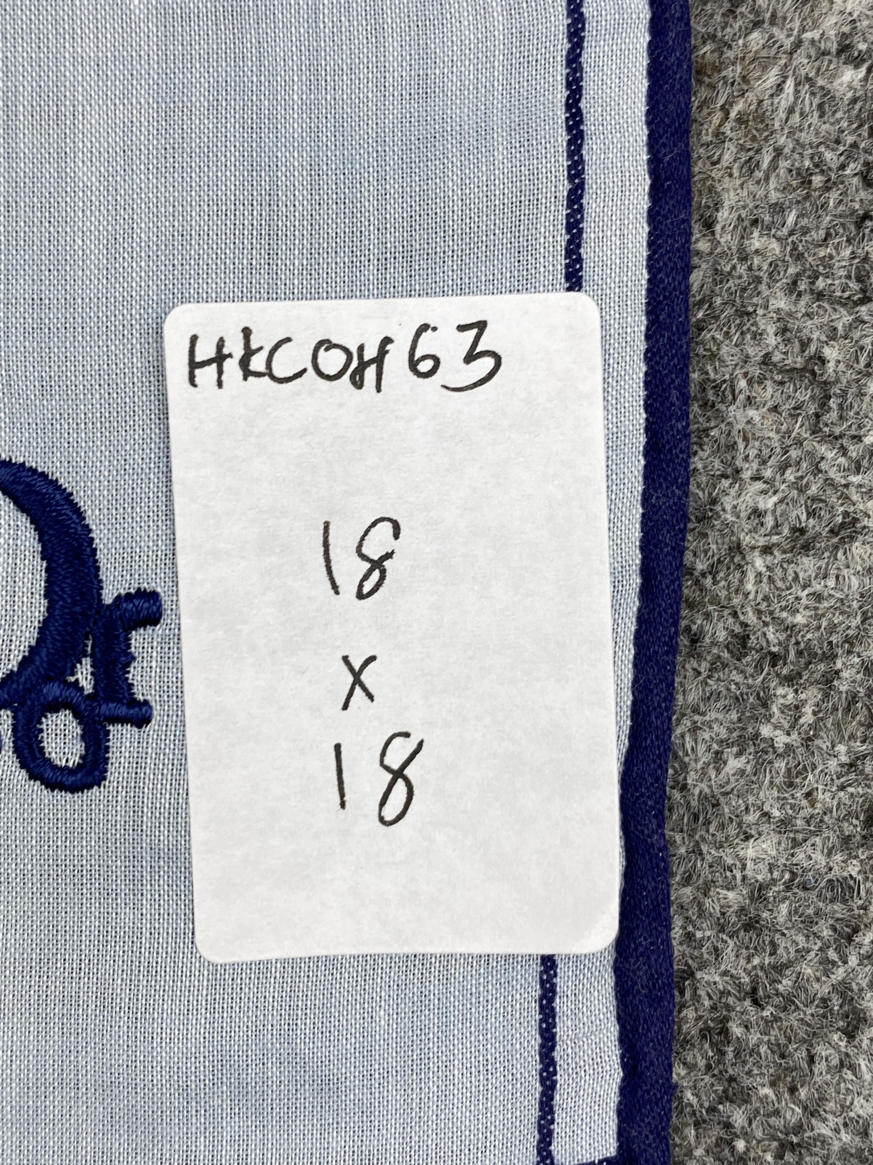 Christian Dior Monsieur Christian Dior Handkerchief Bandana Neckerchief HKC0463 Size ONE SIZE - 7 Thumbnail