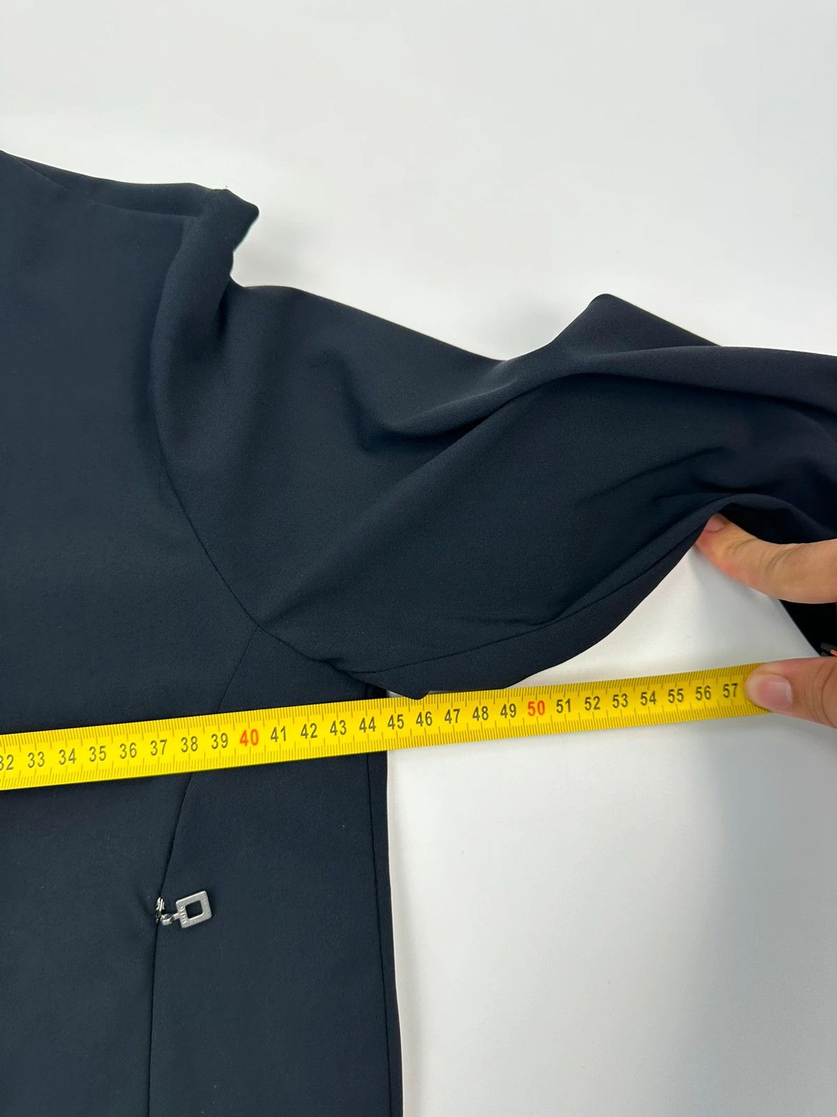Marithe + Francois Girbaud Marithé + Francois Girbaud 00’s Dark Navy Crop Jacket Size M / US 6-8 / IT 42-44 - 10 Thumbnail